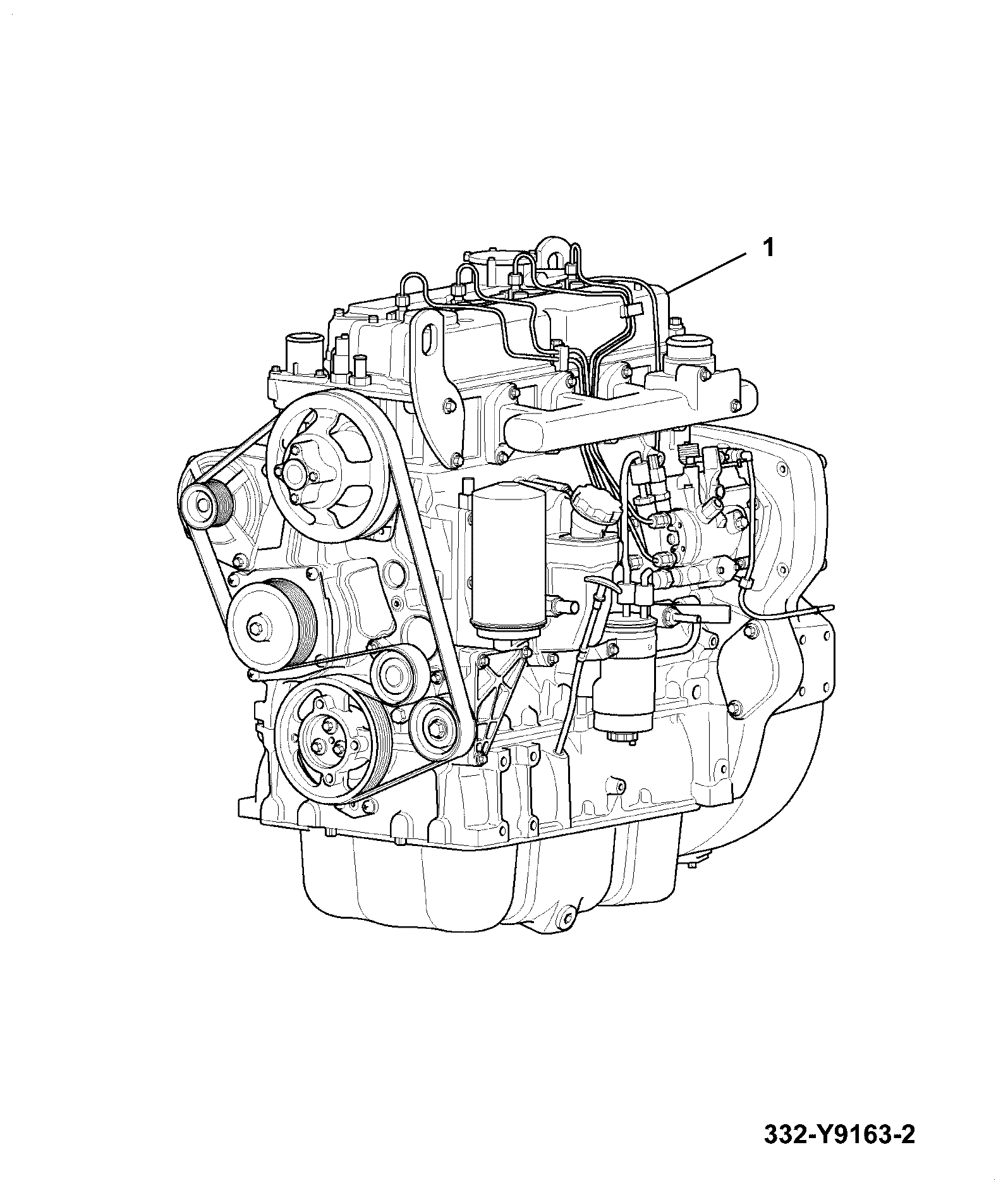 Двигатель 320/45003 JCB