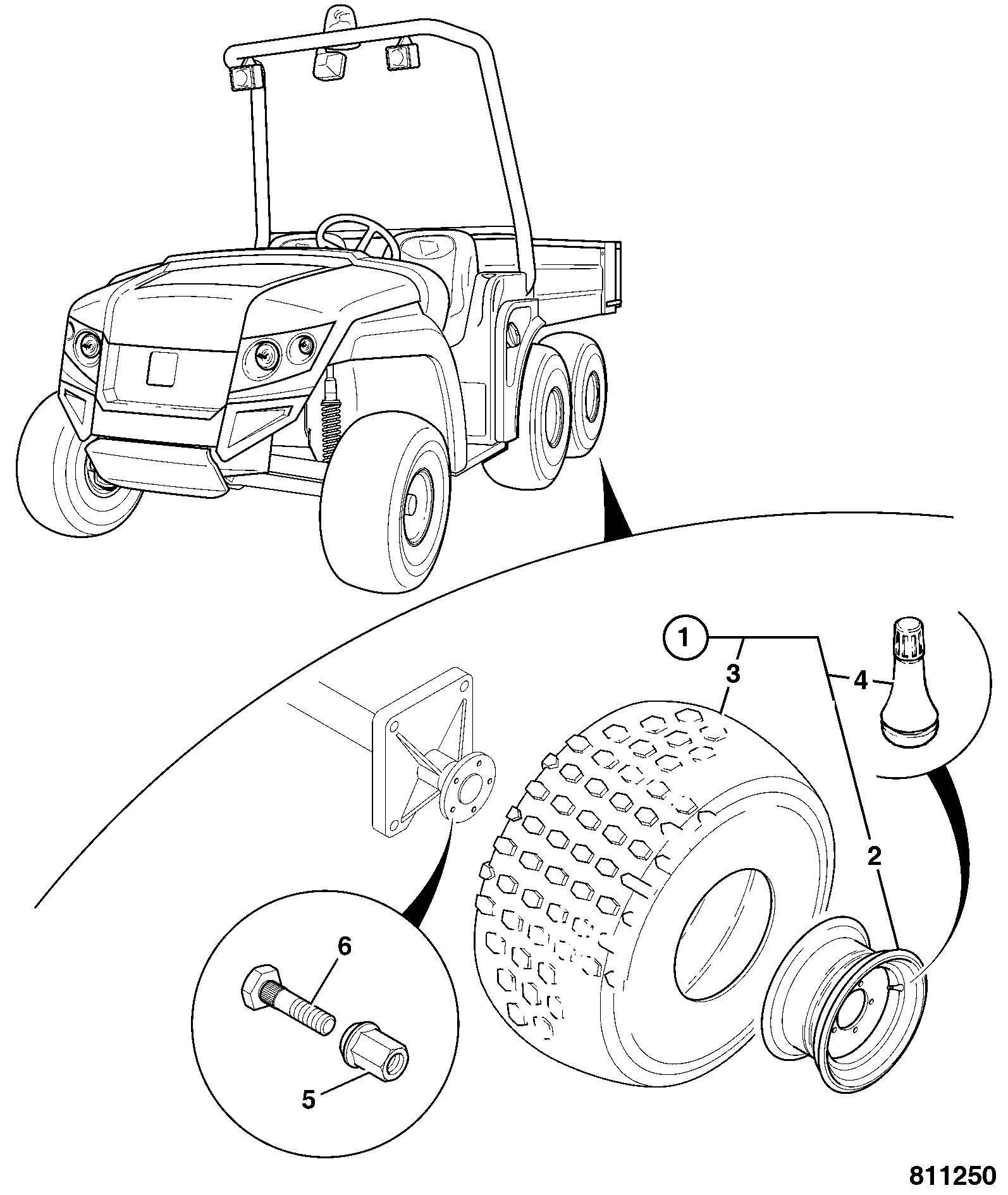 колесо 331/57034 JCB