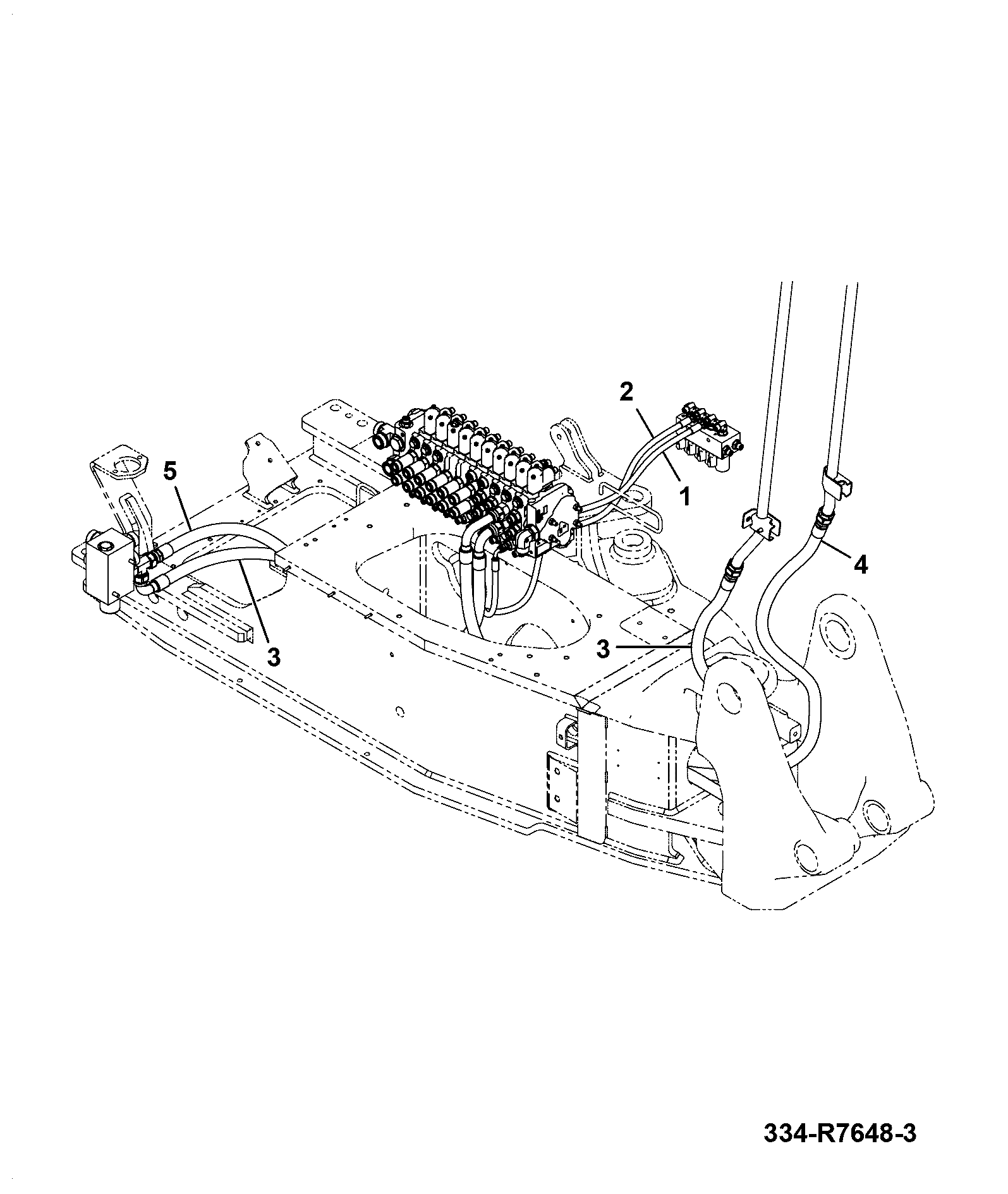 Шланг 333/V8066 JCB