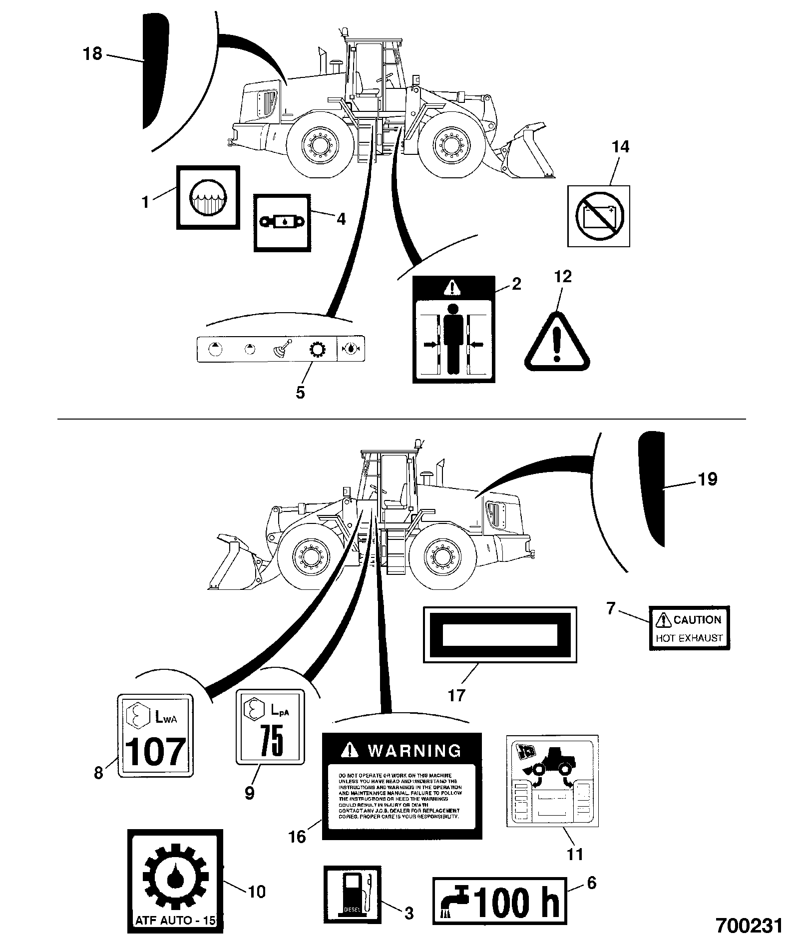 Наклейка 817/18083 JCB