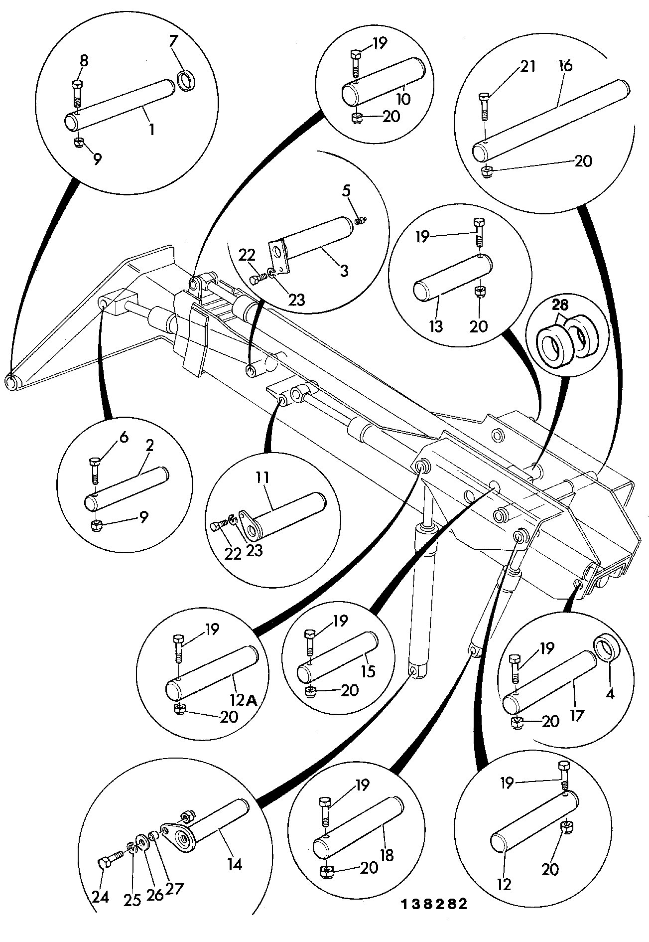 Распорка 829/00473 JCB