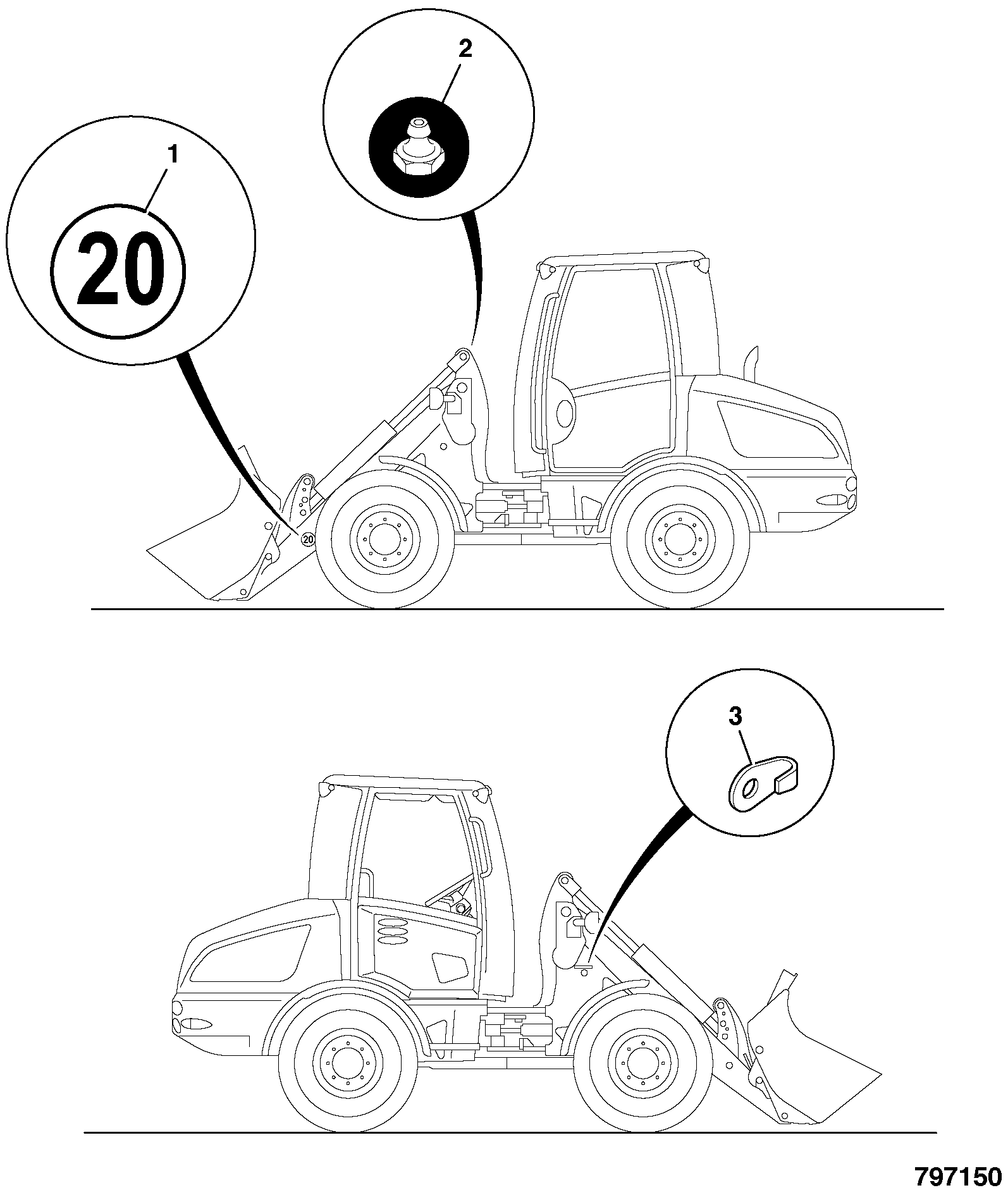 Табличка 817/20916 JCB