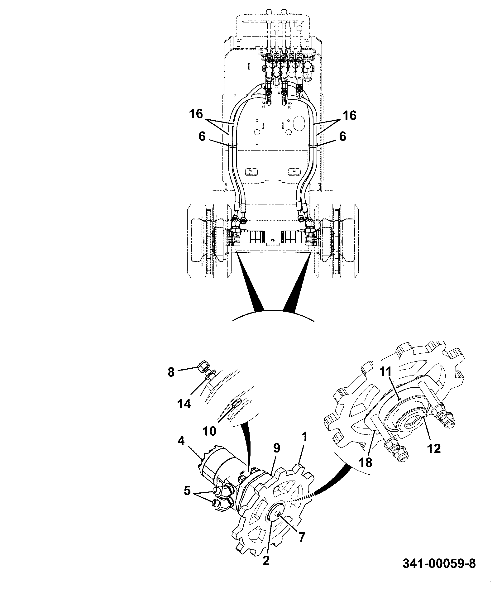 корпус 332/U3786 JCB