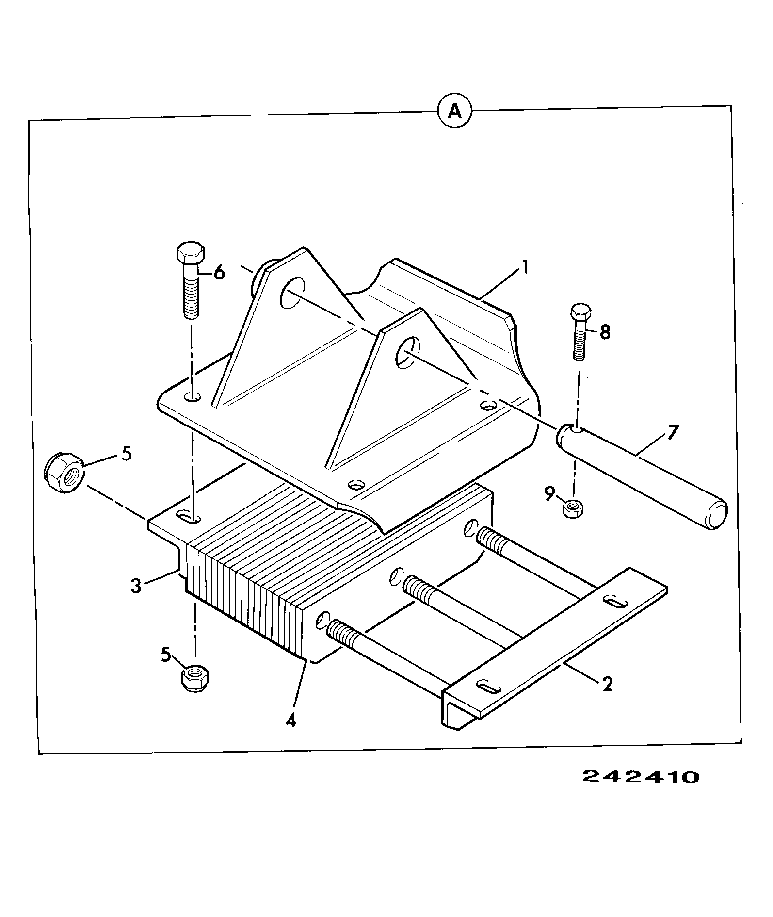 планка 123/04871 JCB