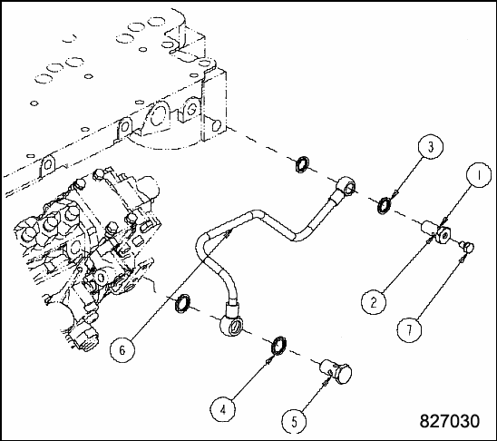 Трубка 333/Y2693 JCB