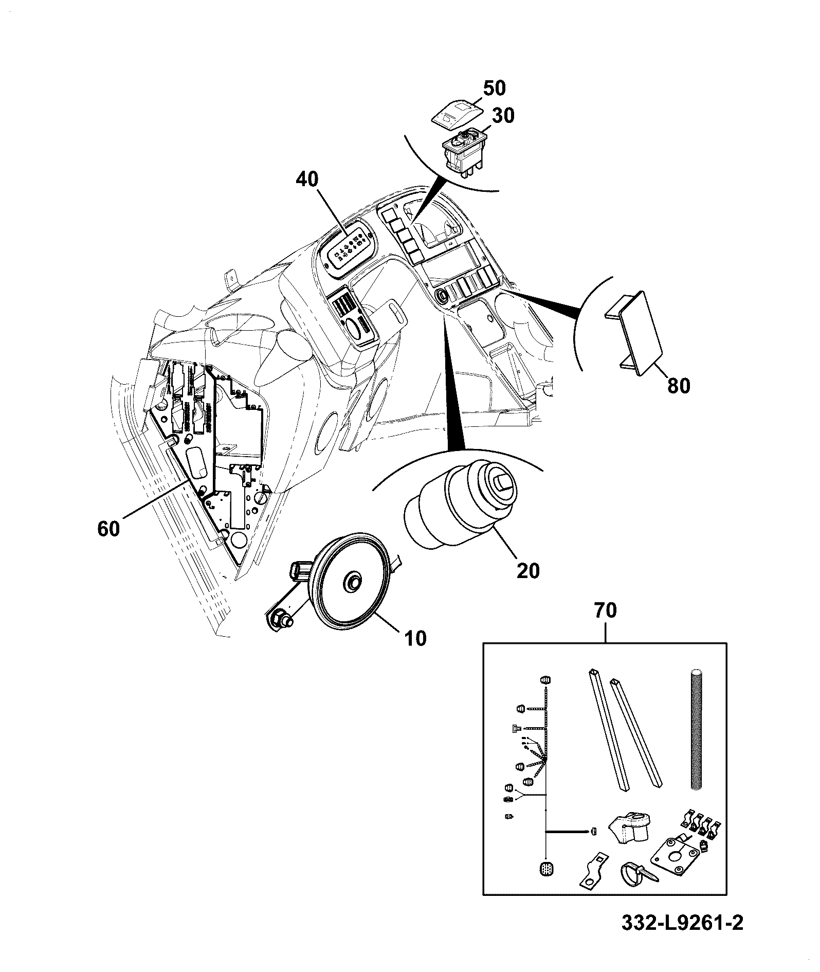 Жгут проводов 332/H3114 JCB