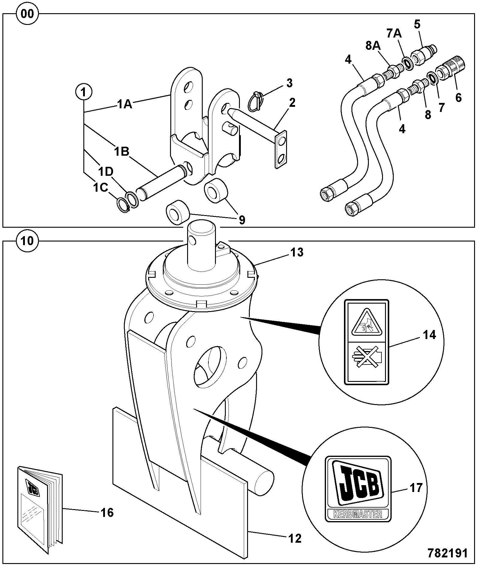 Комплект 980/89943 JCB