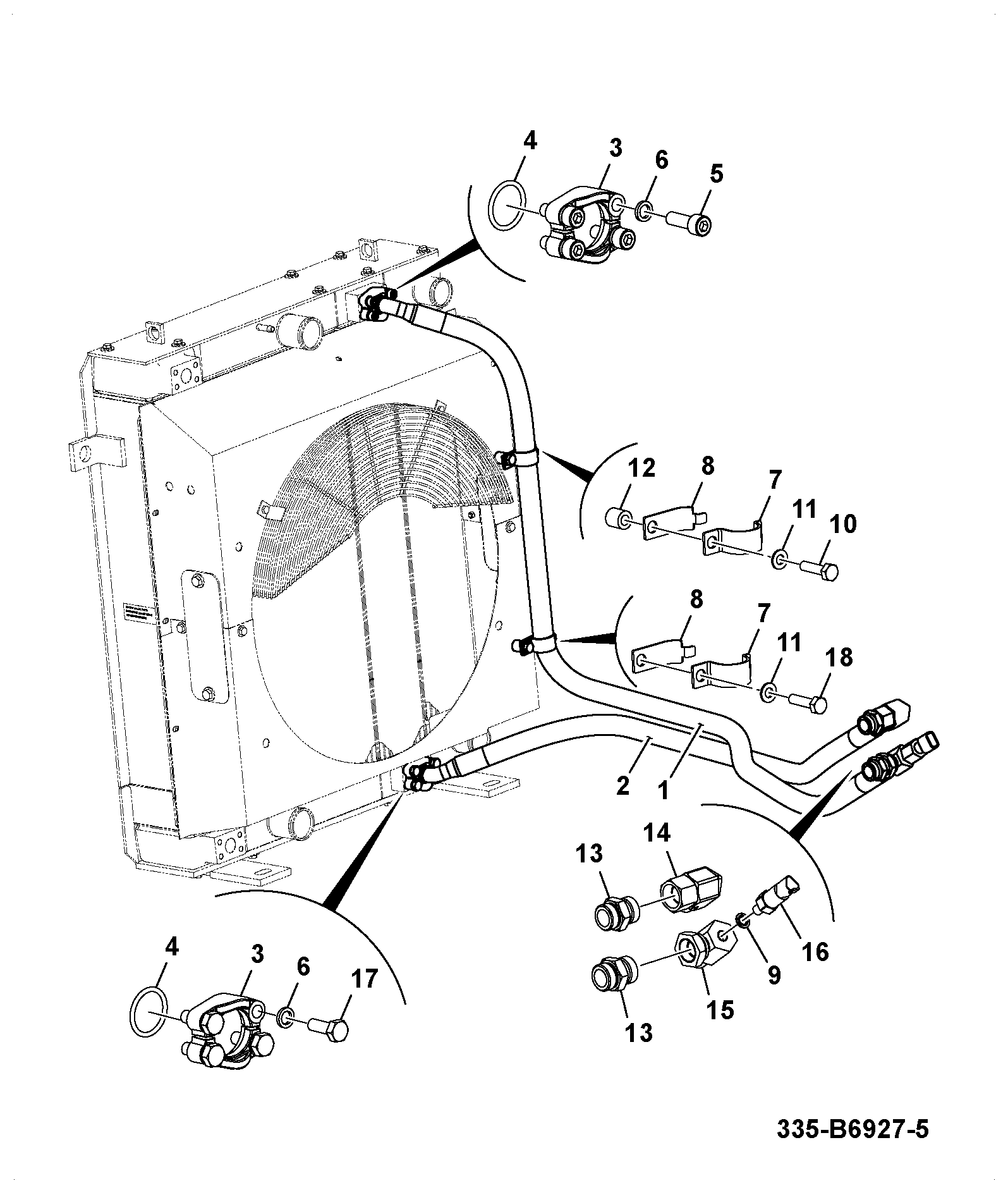 Шланг 335/B2089 JCB