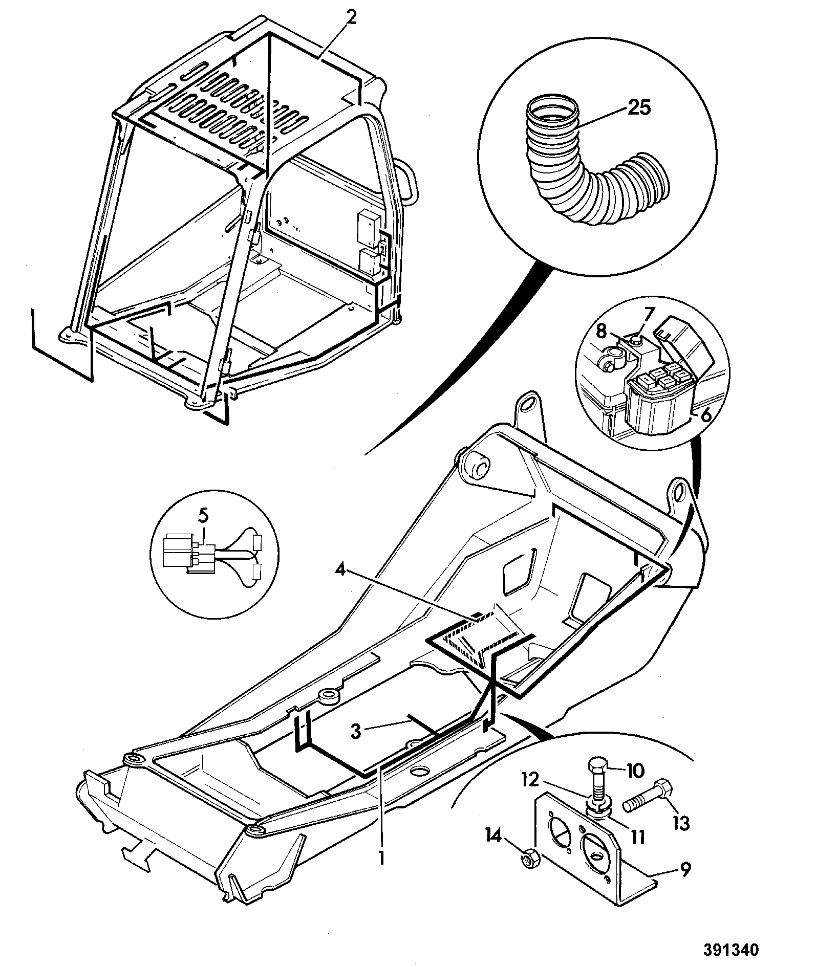 Жгут проводов 721/10964 JCB