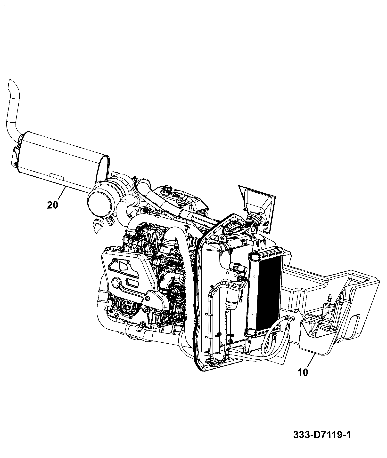 Топливо 332/G2754 JCB