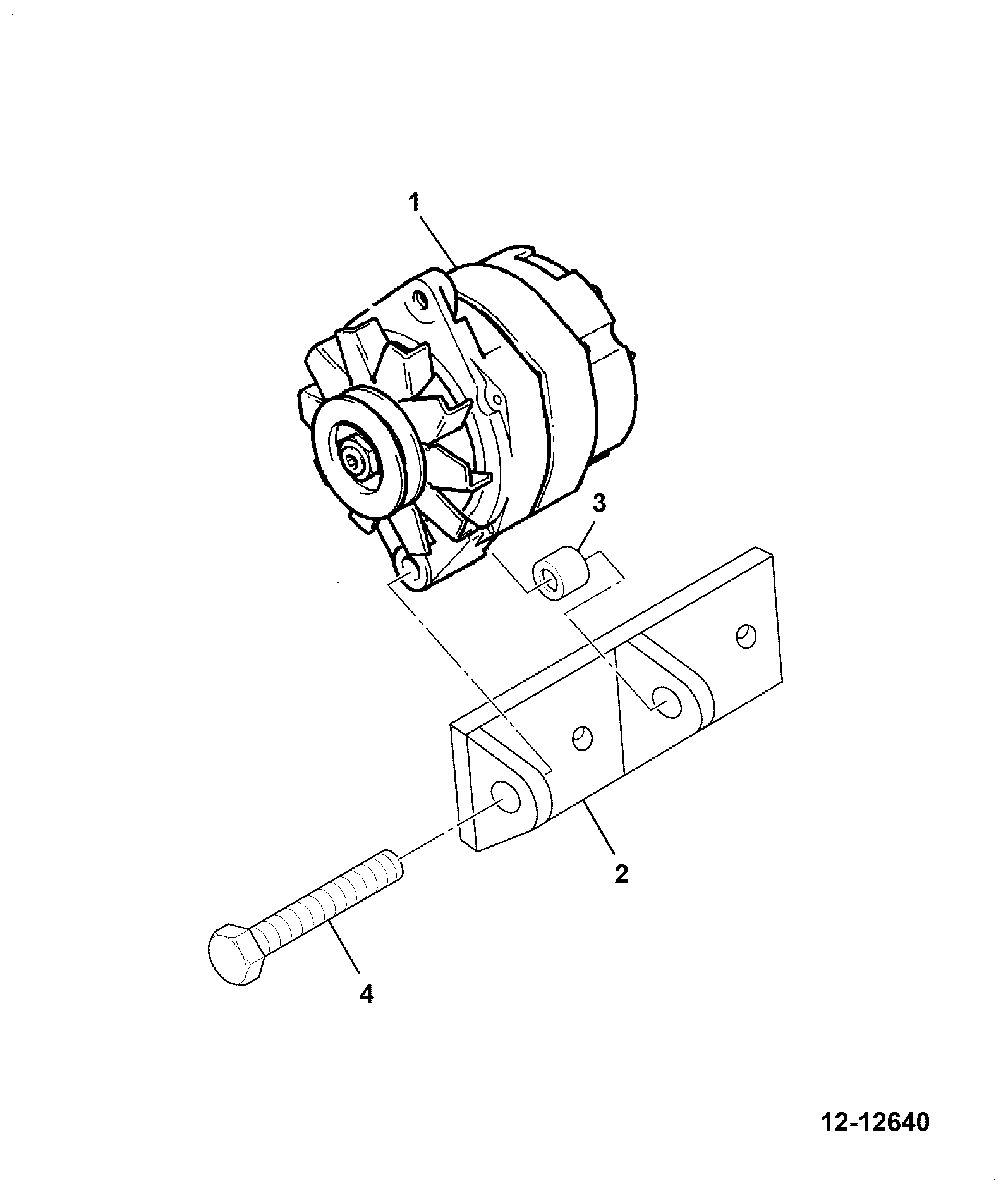 Болт 333/E8873 JCB