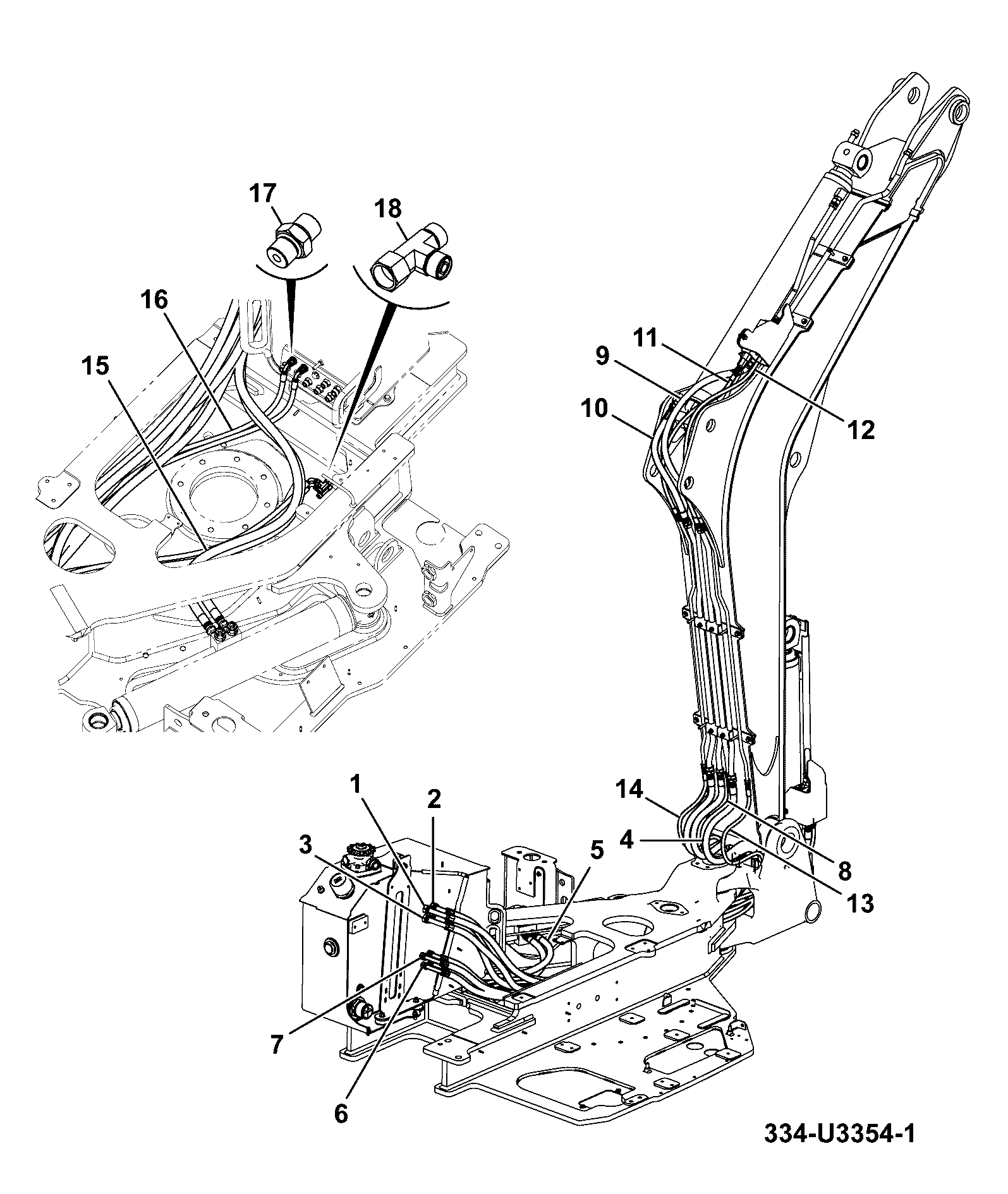 Шланг 335/G3339 JCB