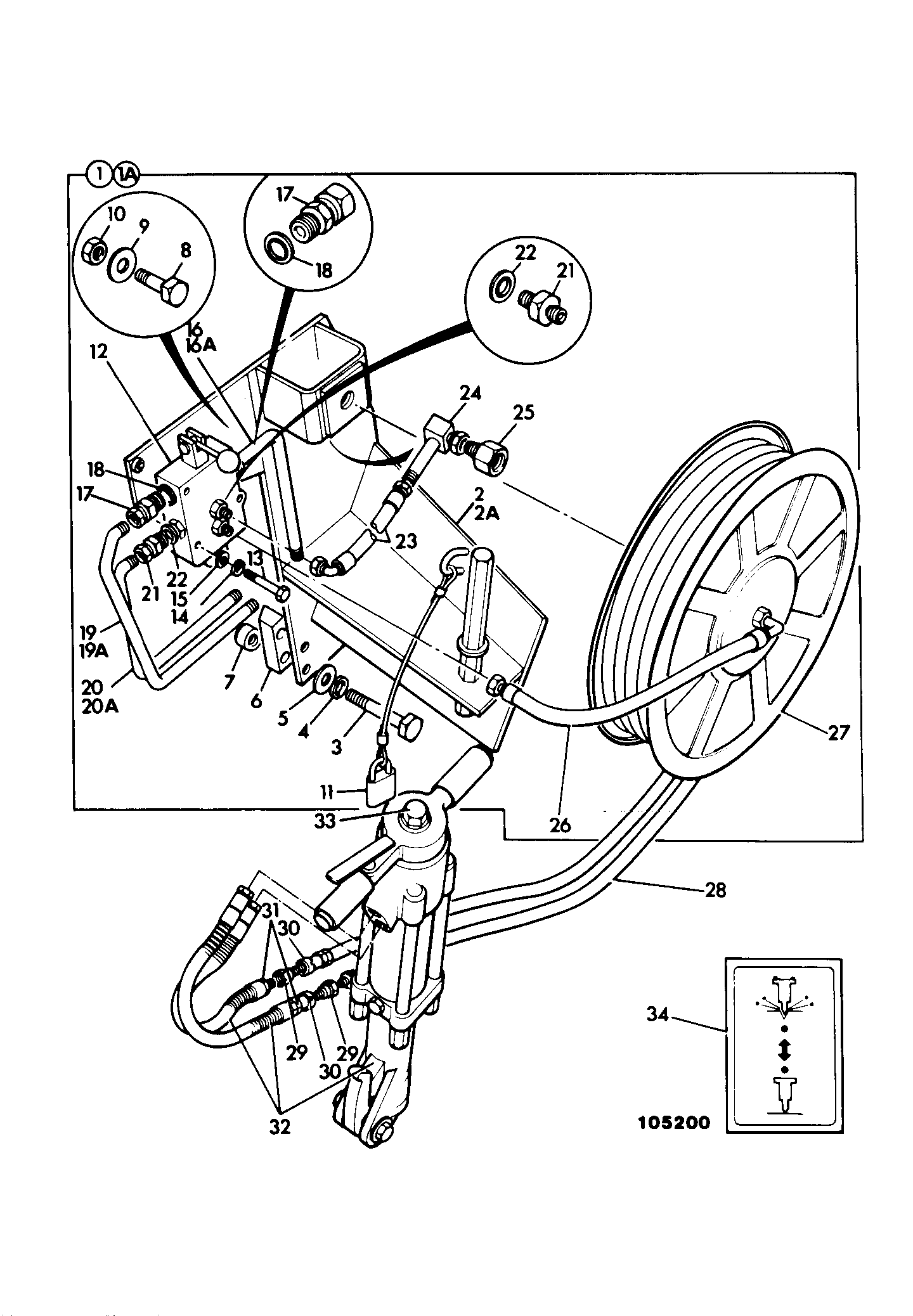 шланг 120/92412 JCB