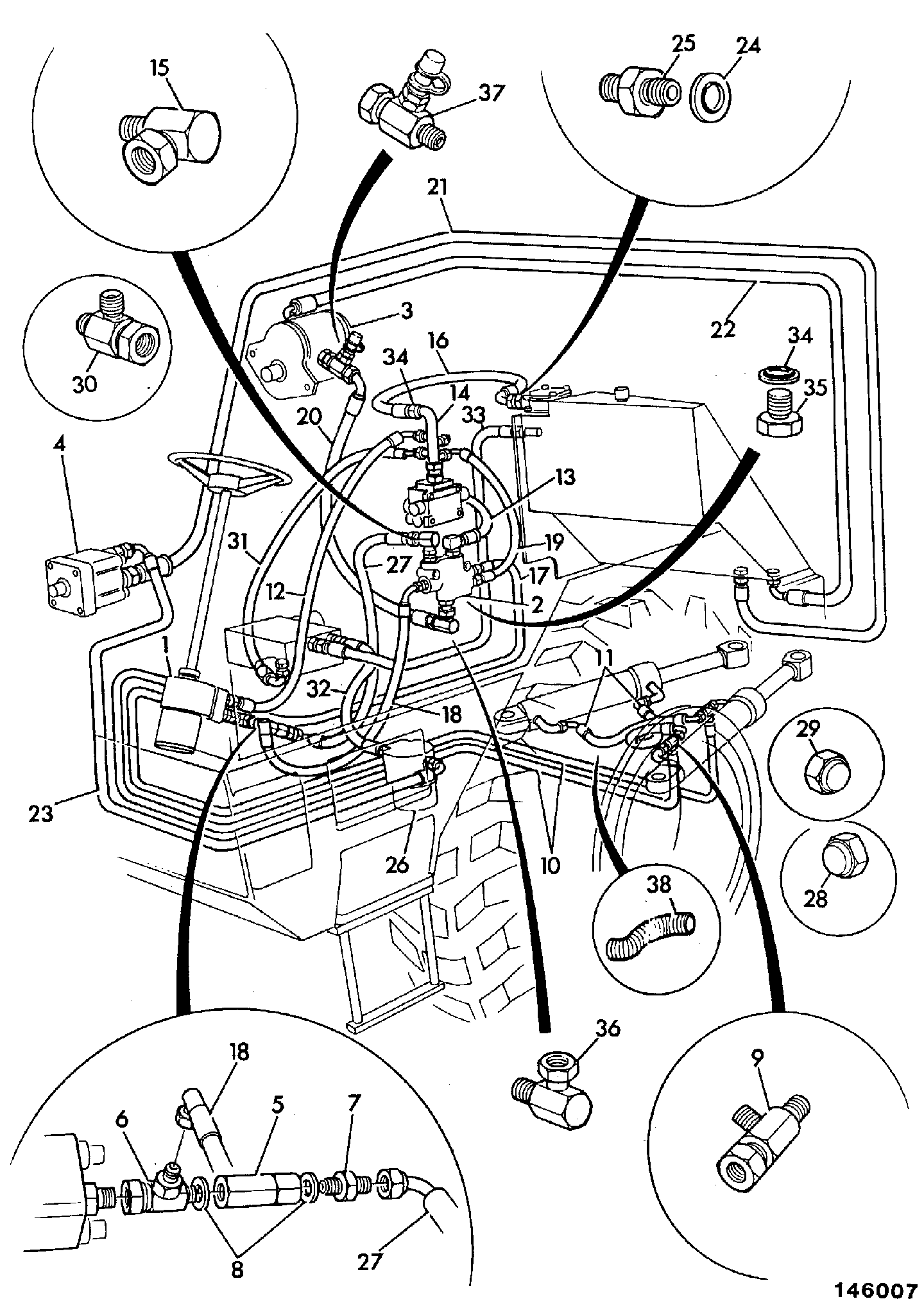 Шланг 613/29200 JCB