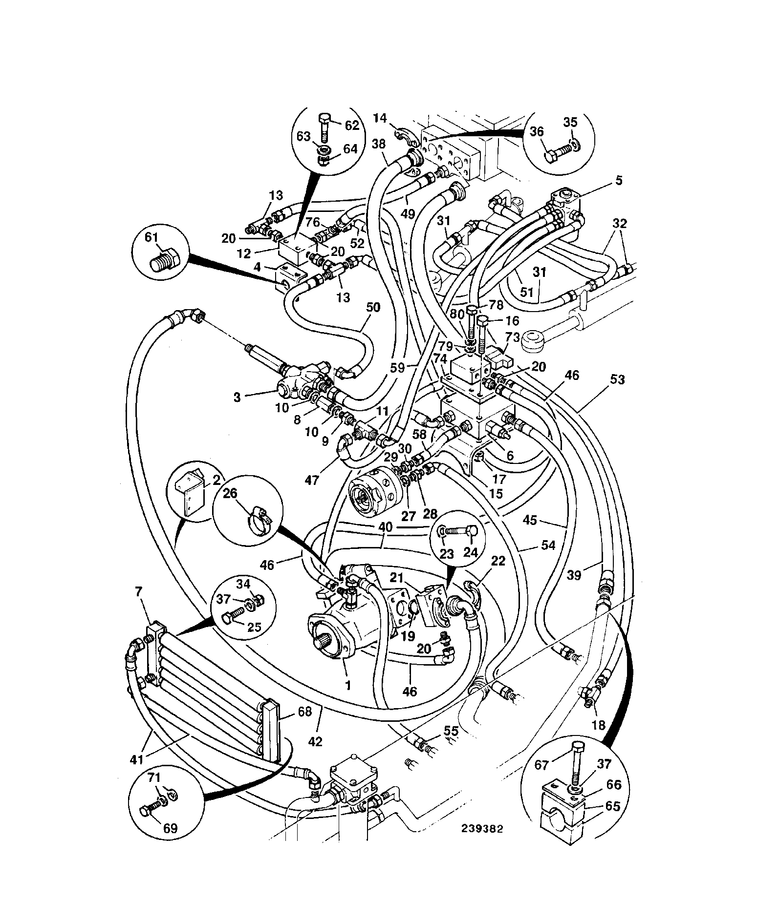 Шланг 616/23300 JCB