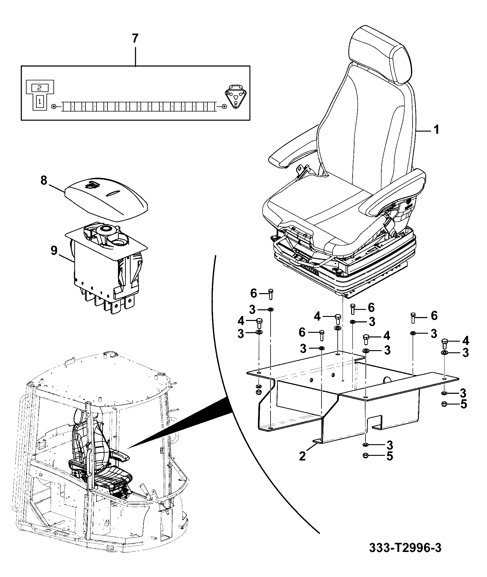 Жгут проводов 333/R0774 JCB