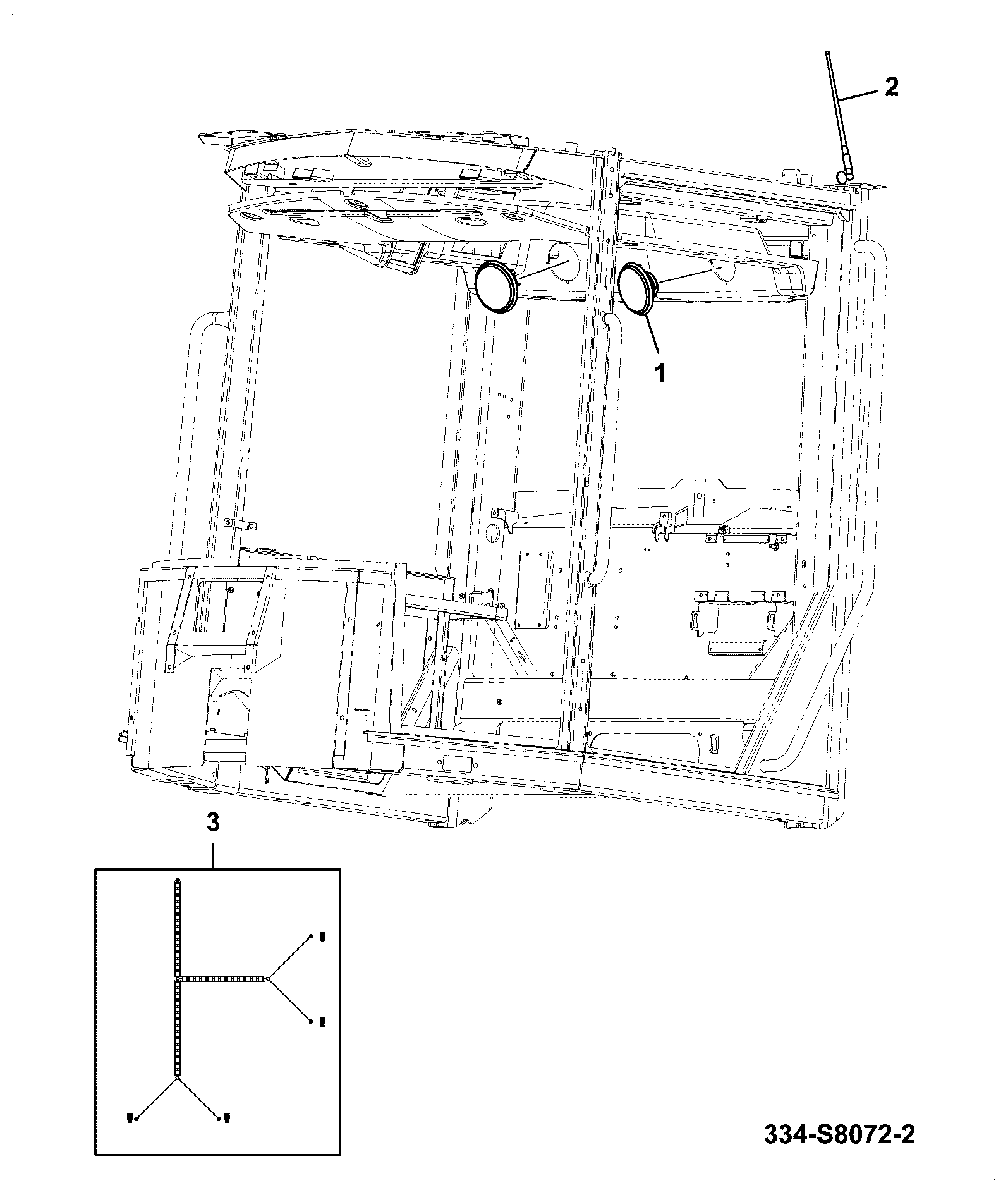 Жгут проводов 334/V2241 JCB