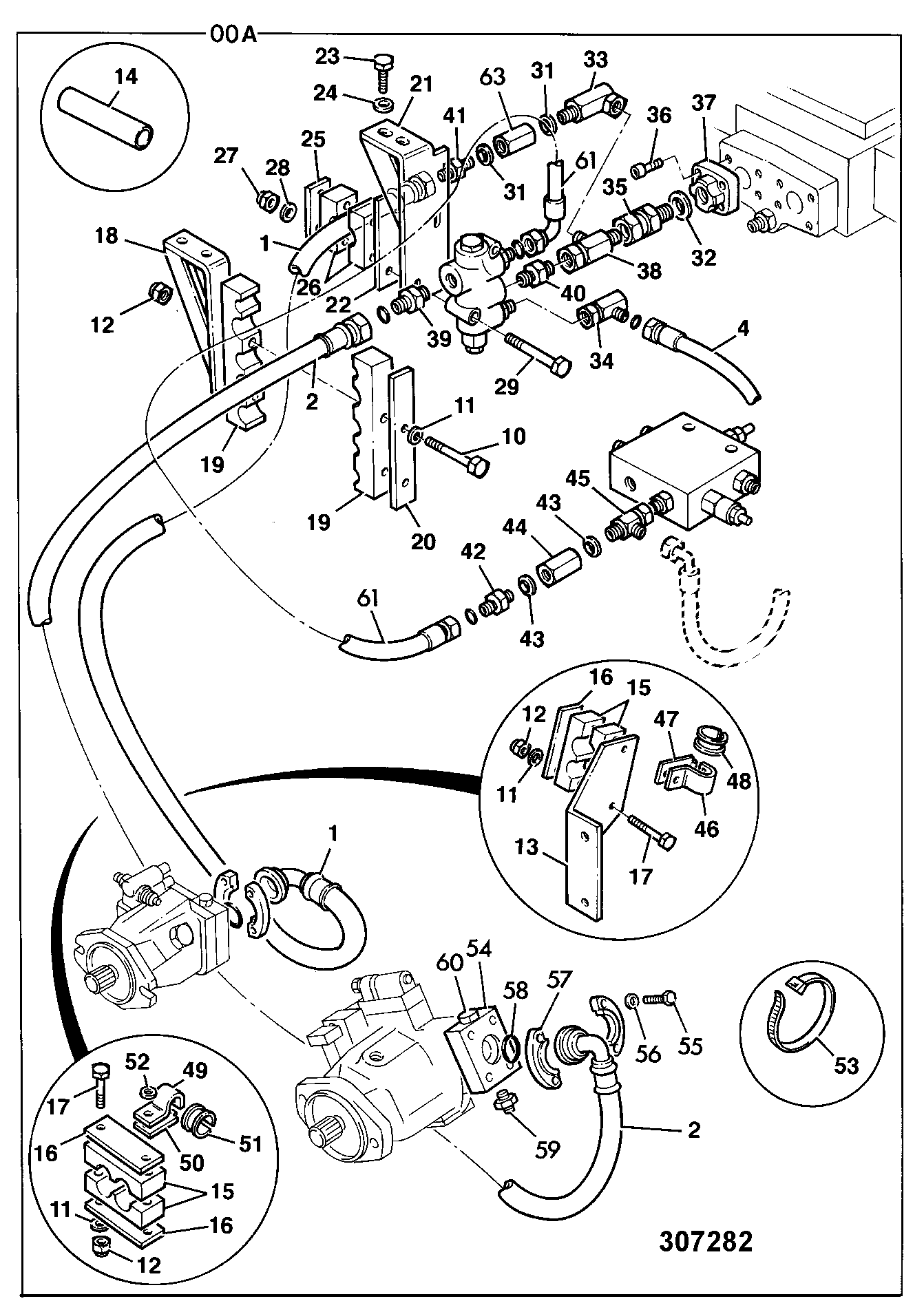 Трубка 830/00756 JCB