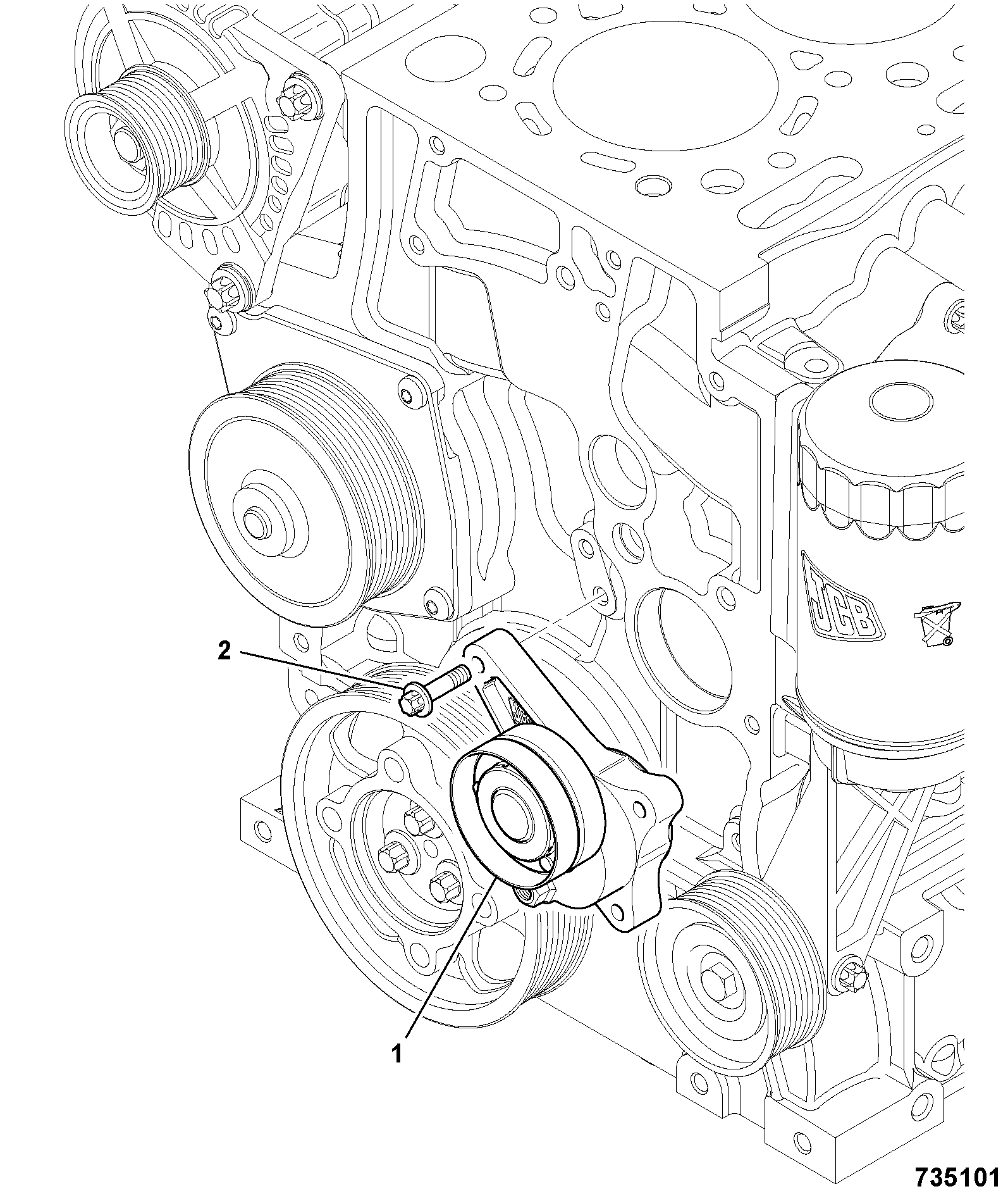 Регулятор 320/08584 JCB