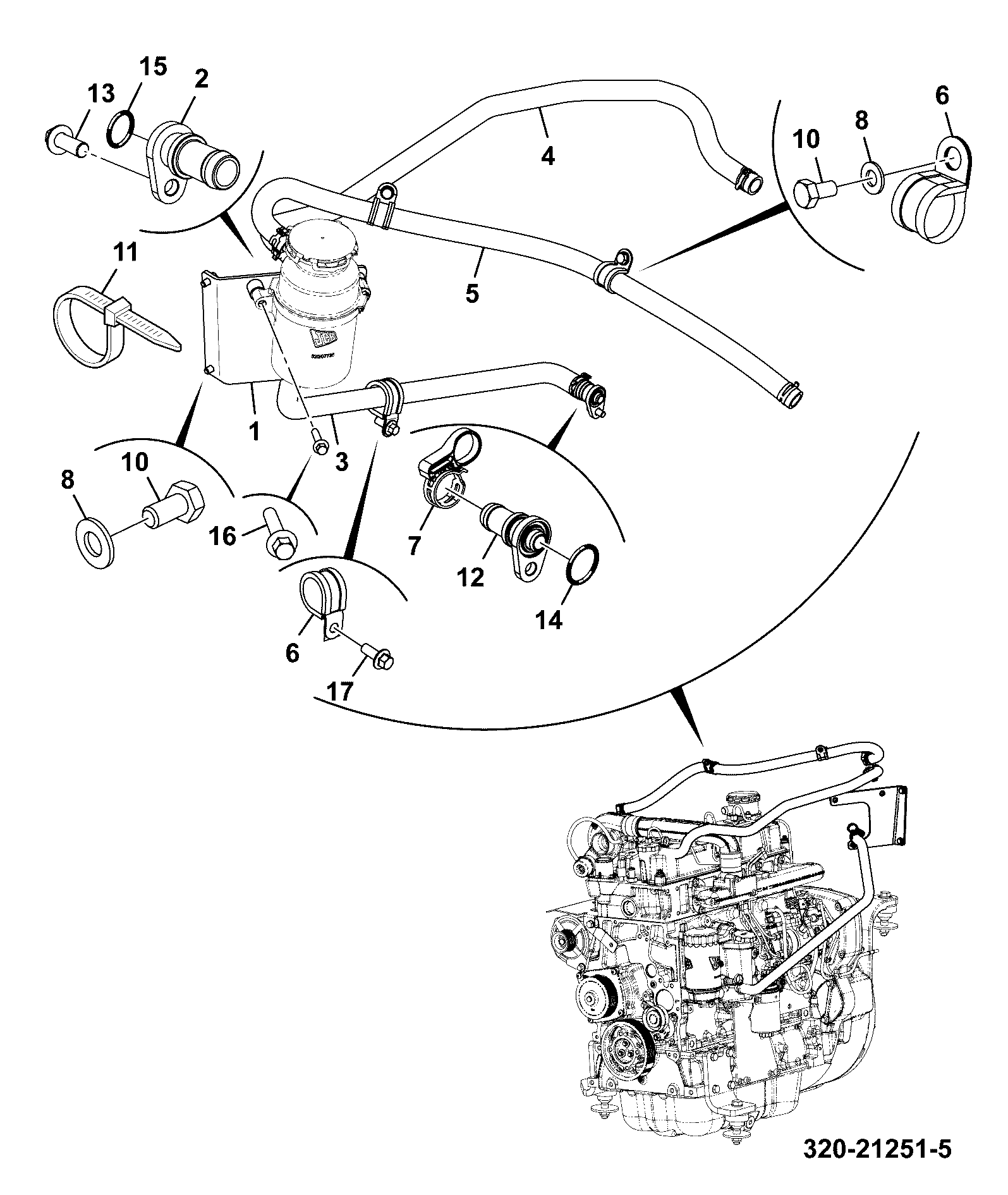 Шланг 333/X2754 JCB