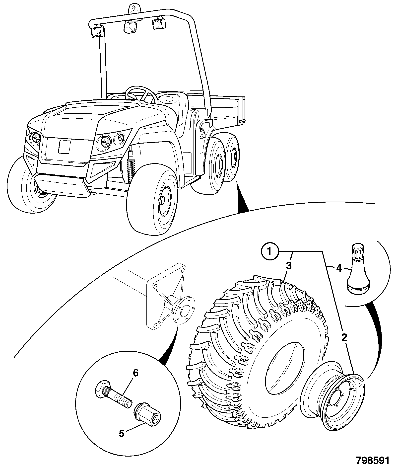 колесо 331/56581 JCB