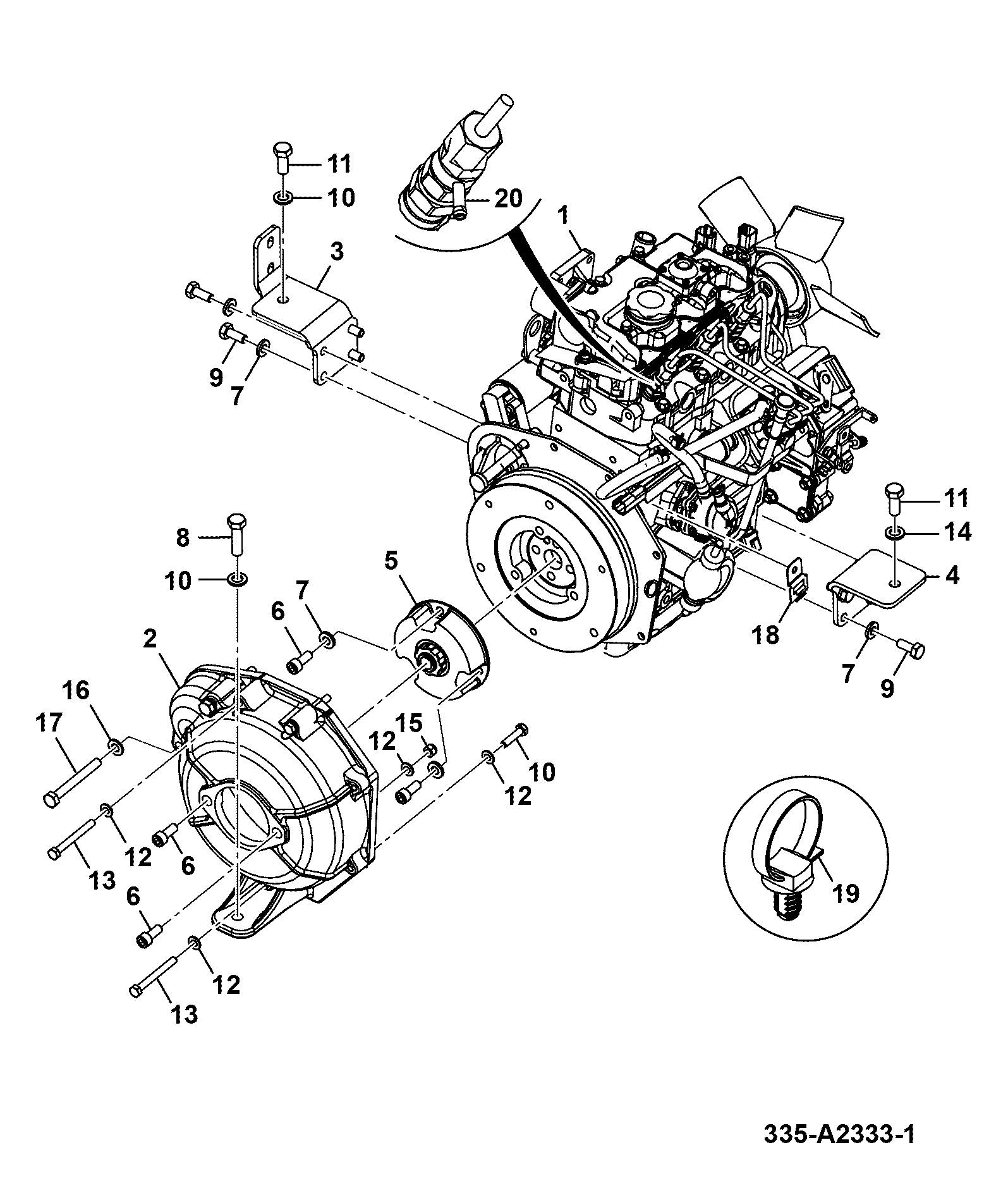 Корпус 331/56307 JCB