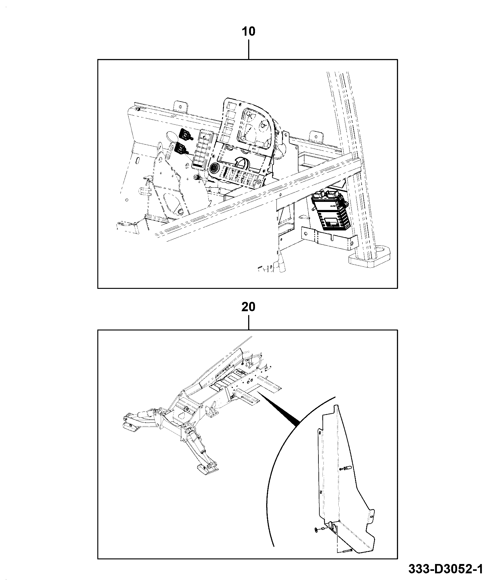 Крышка 333/D2783 JCB