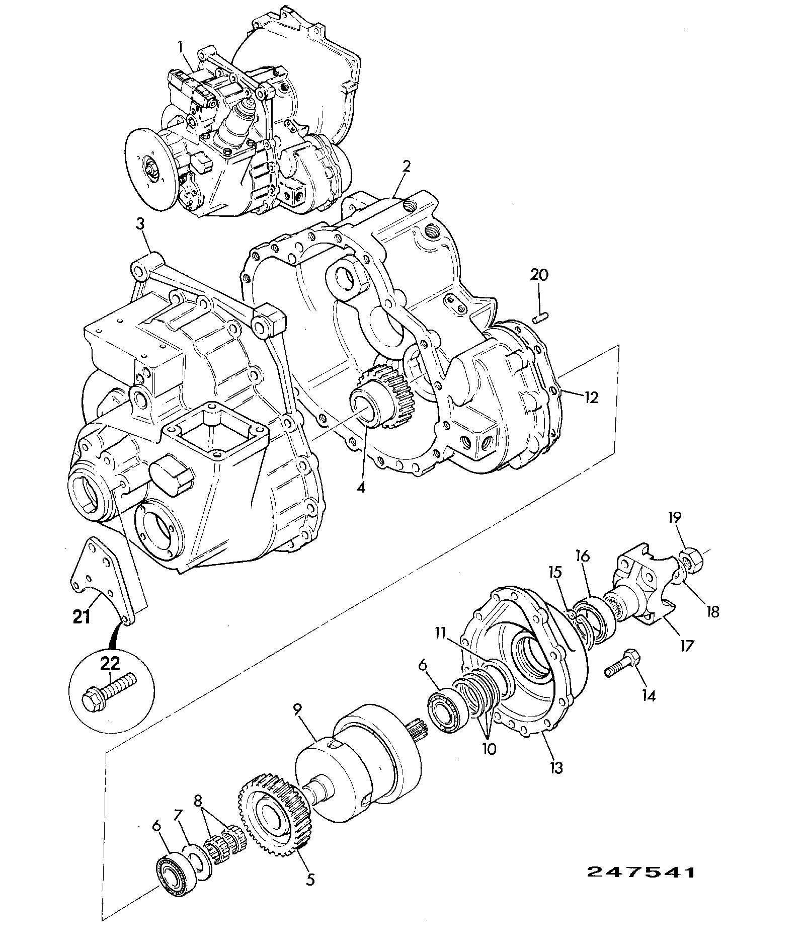 Коробка передач 460/14600 JCB