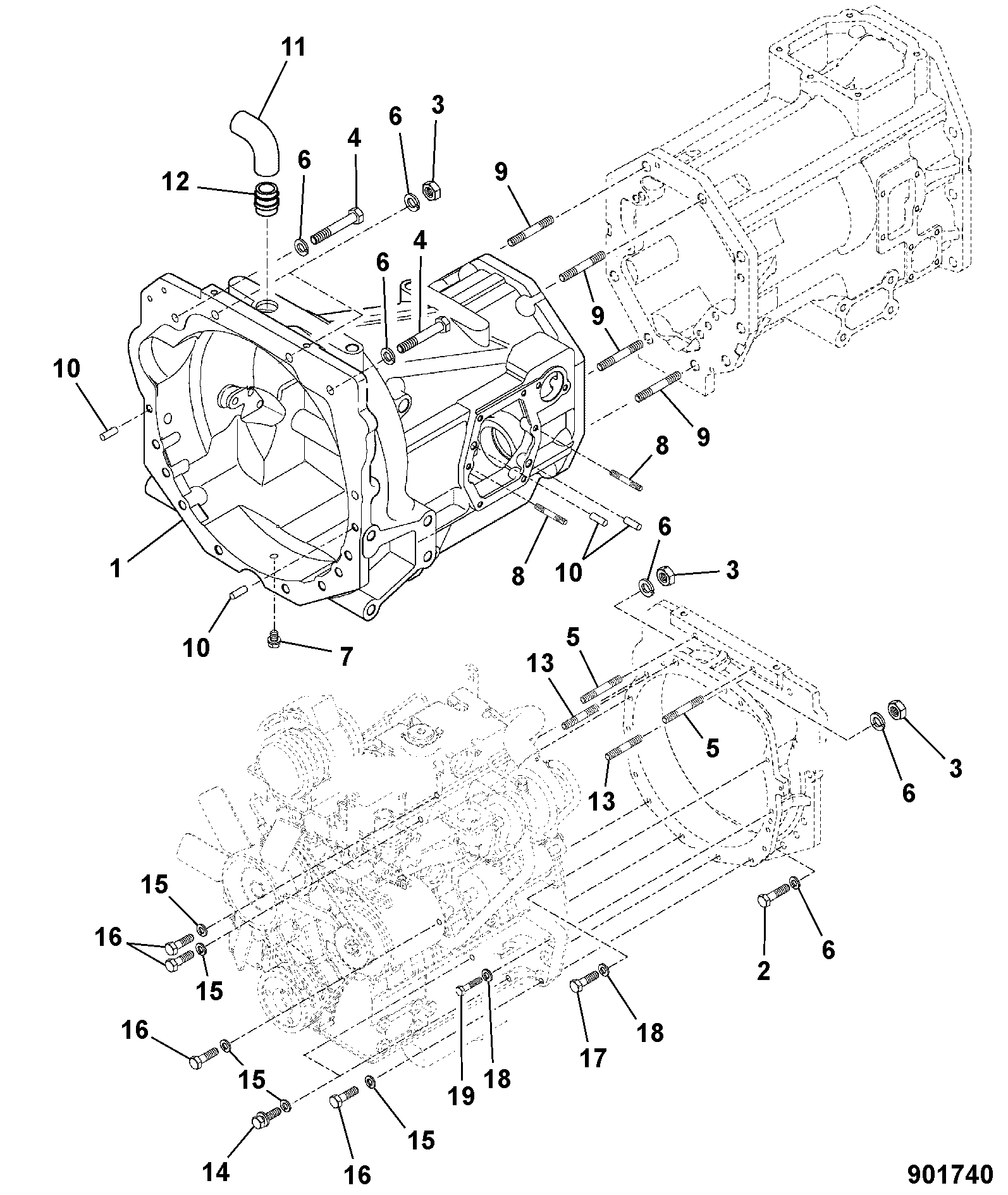 Корпус 353/03661 JCB