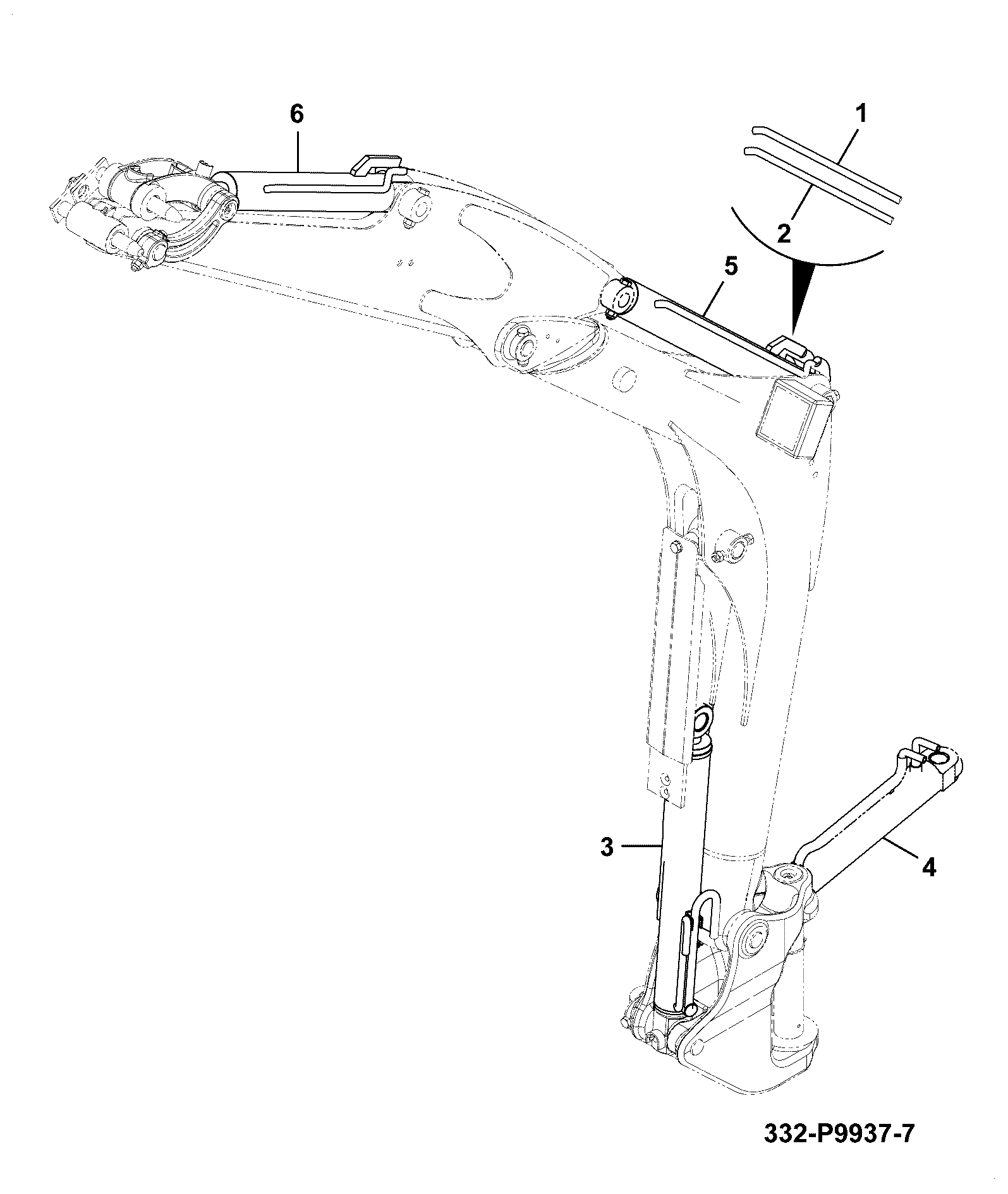 Шланг 333/T1577 JCB