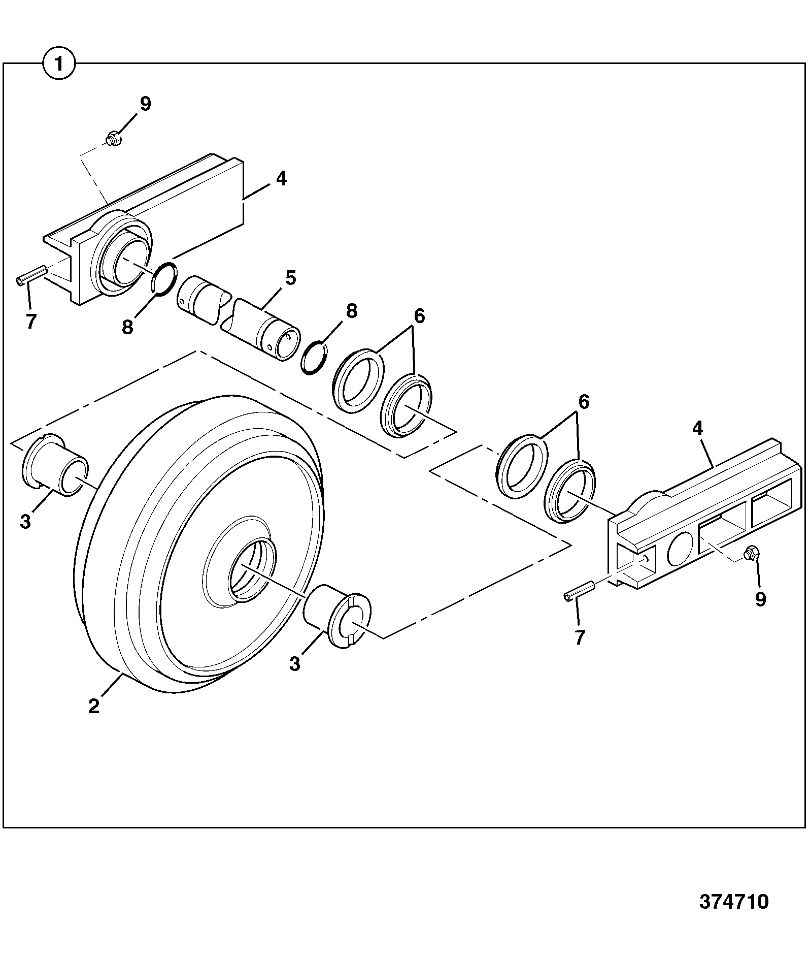Колесо 50/100023 JCB
