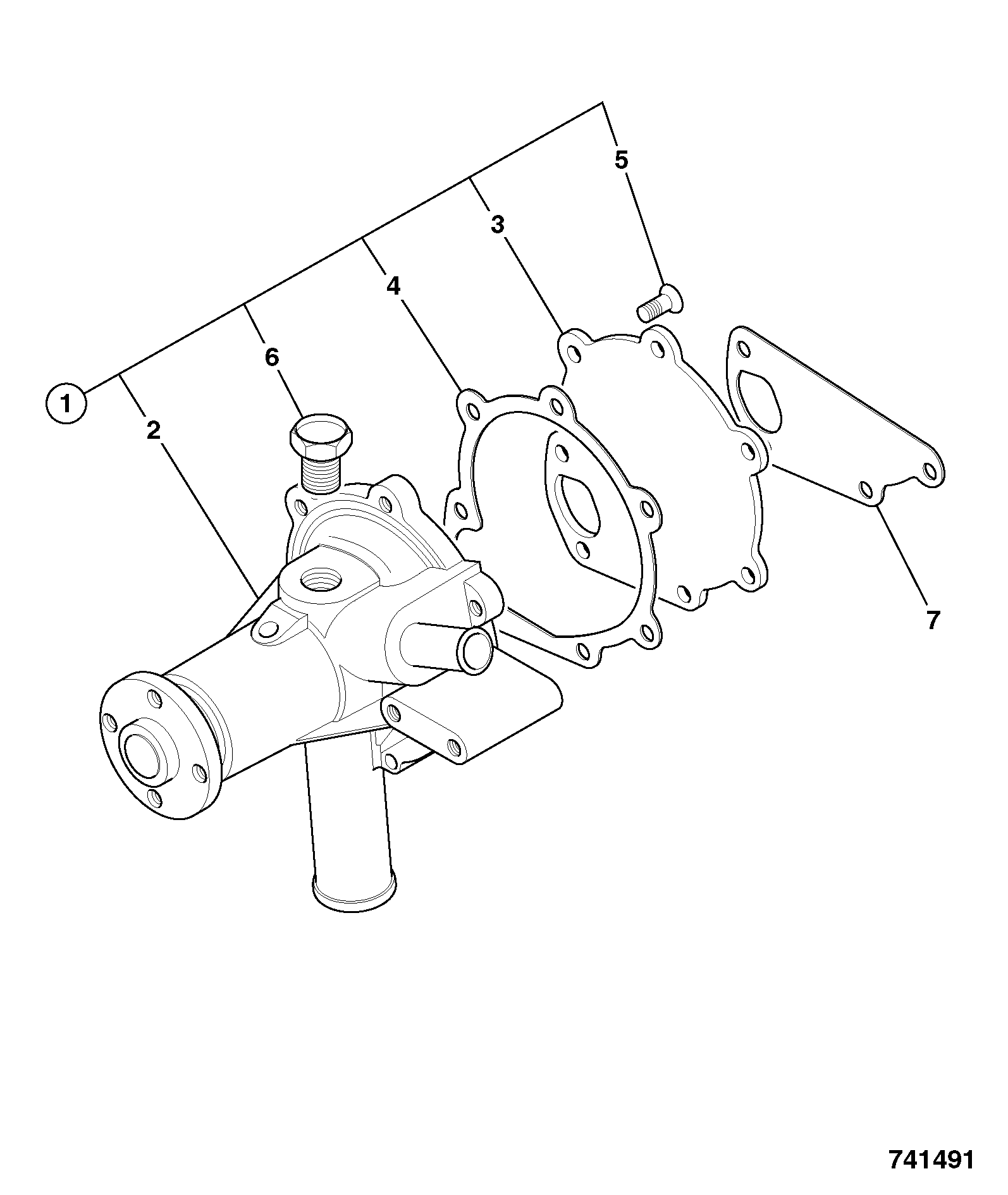 Прокладка 02/630638 JCB