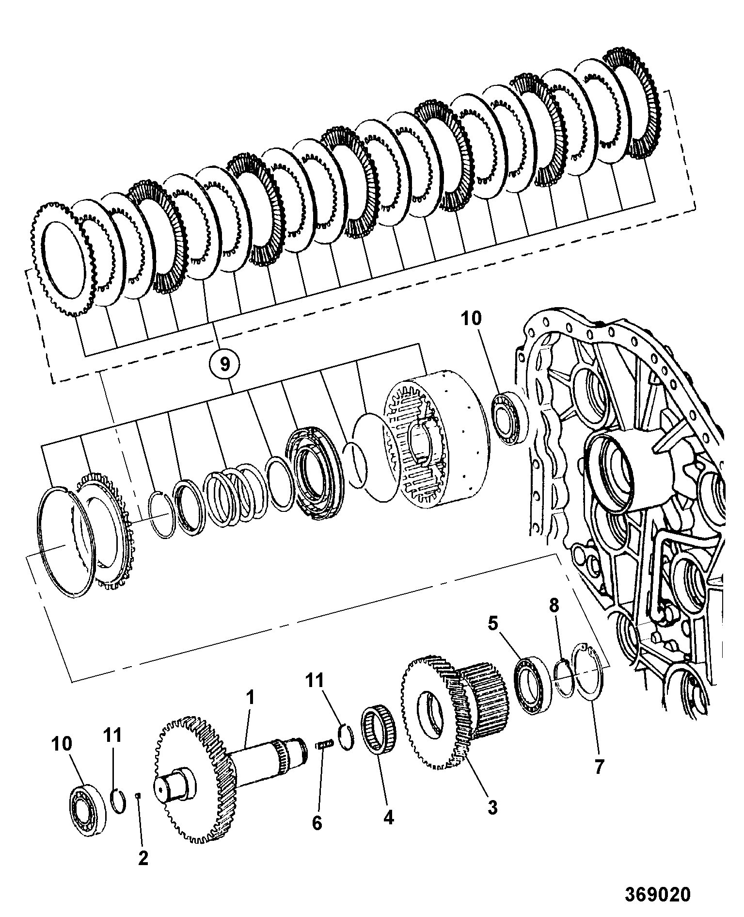 муфта 331/42594 JCB