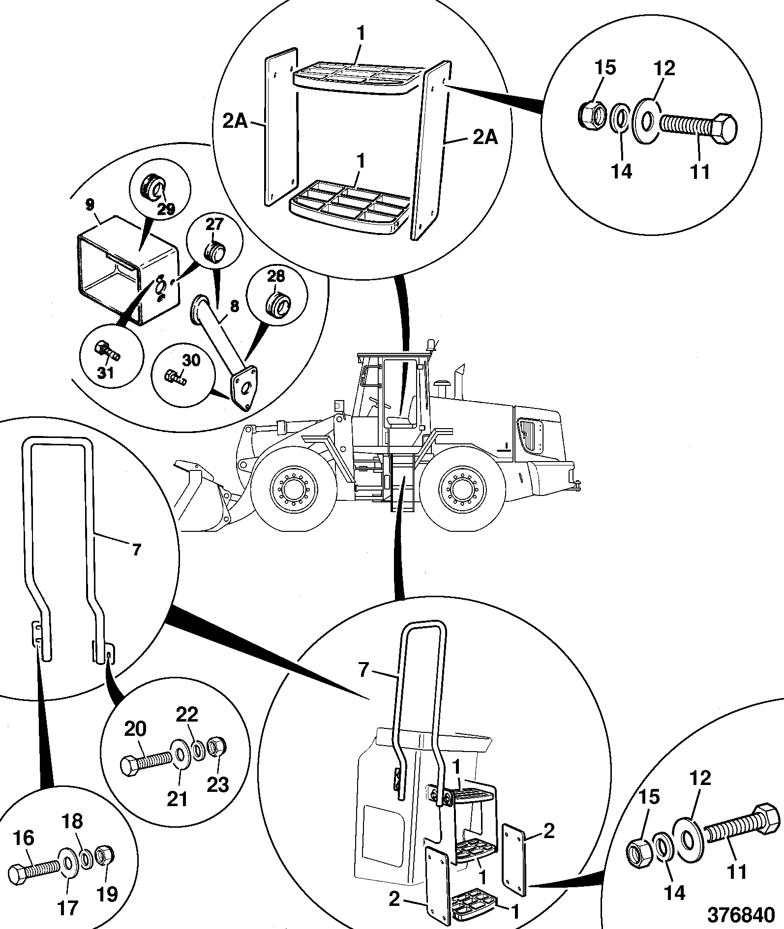 Направляющая 331/26428 JCB