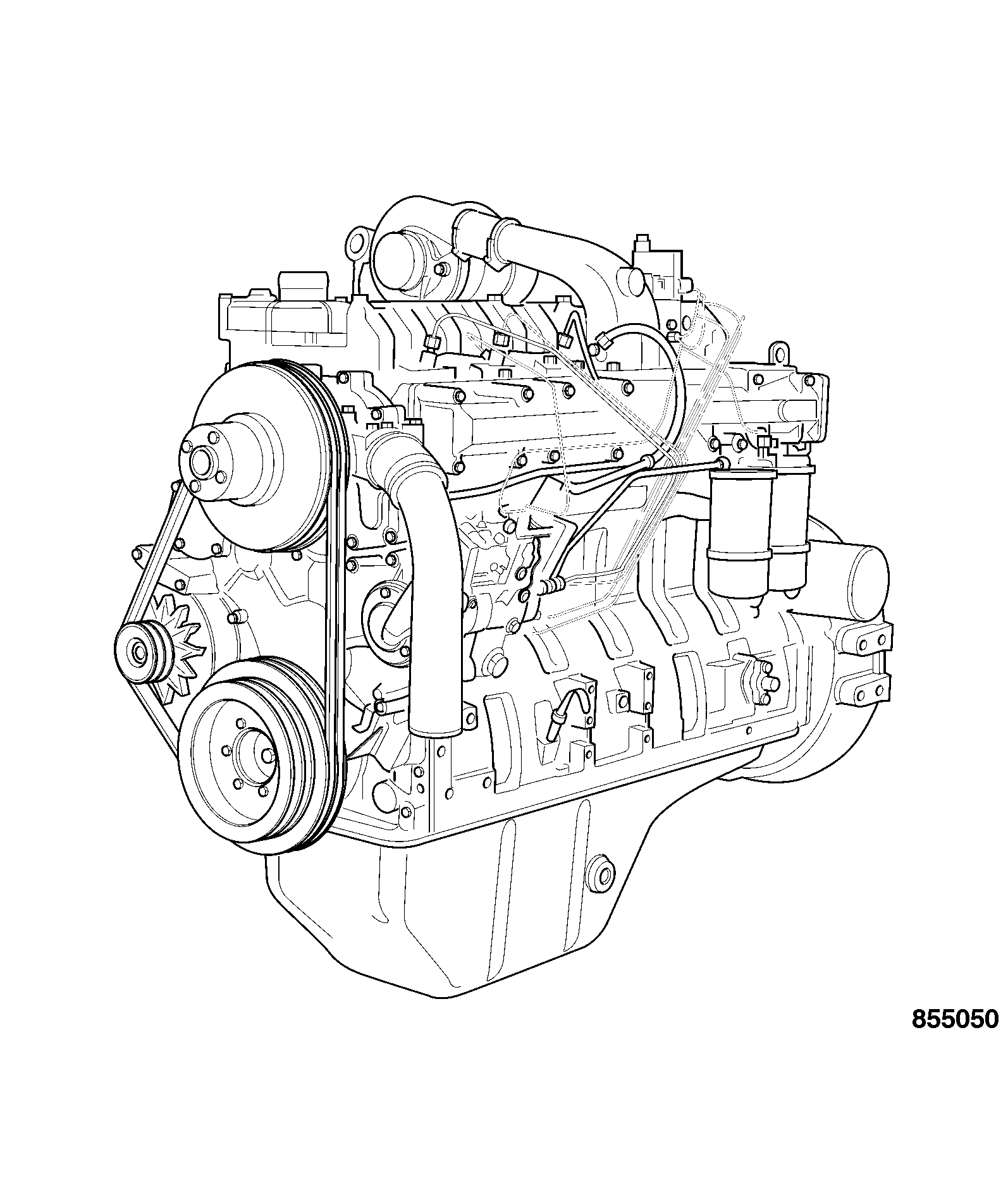 двигатель 321/10083 JCB