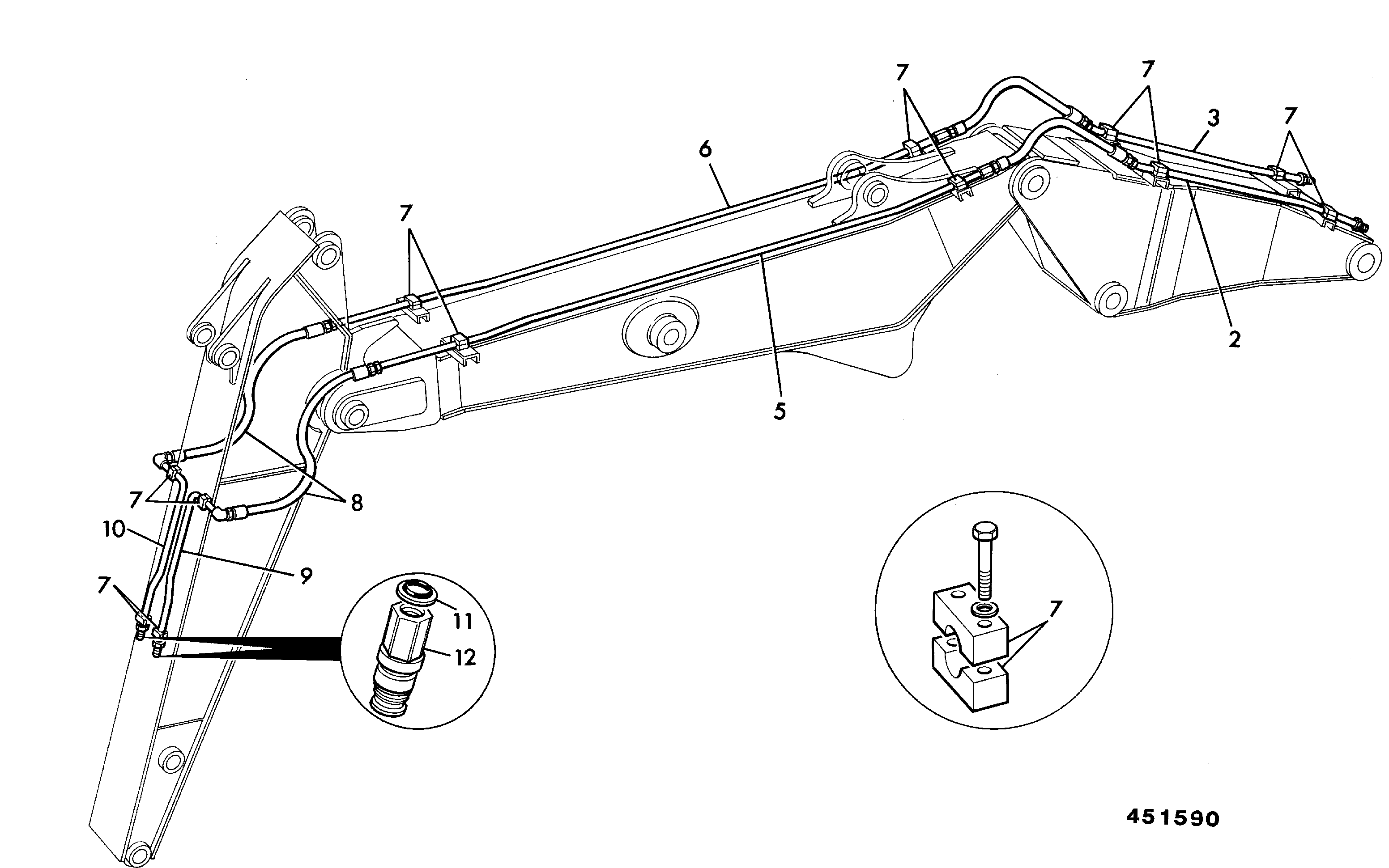 Шланг JLV0140 JCB