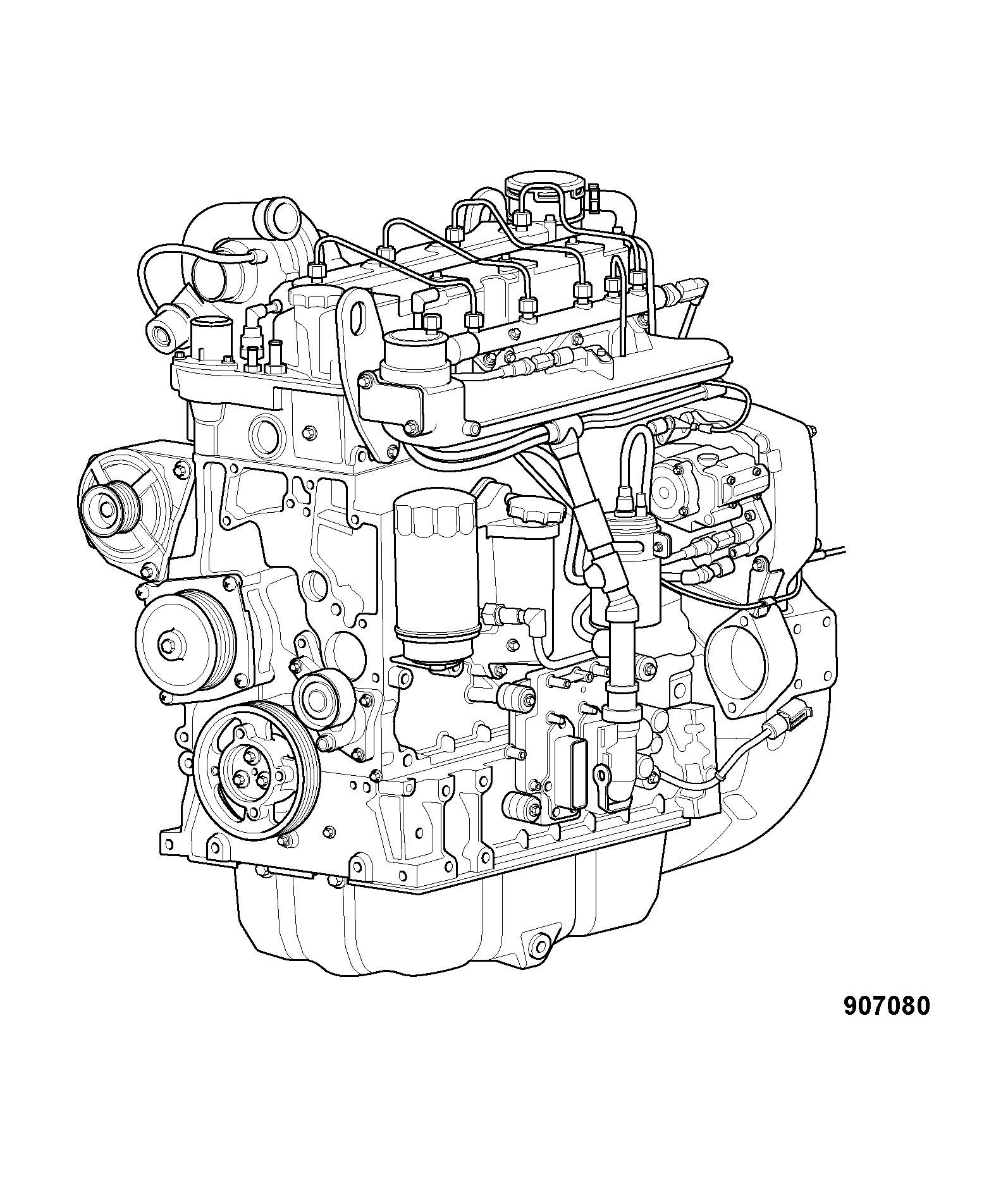 Двигатель 320/40099 JCB