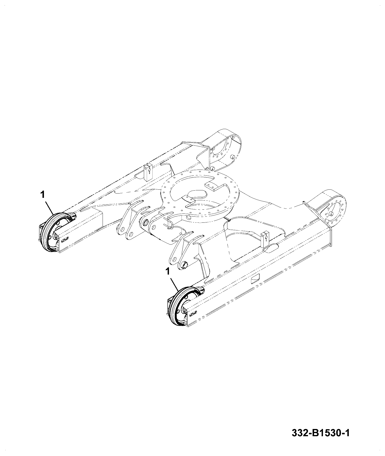 Натяжной ролик 332/B0859 JCB
