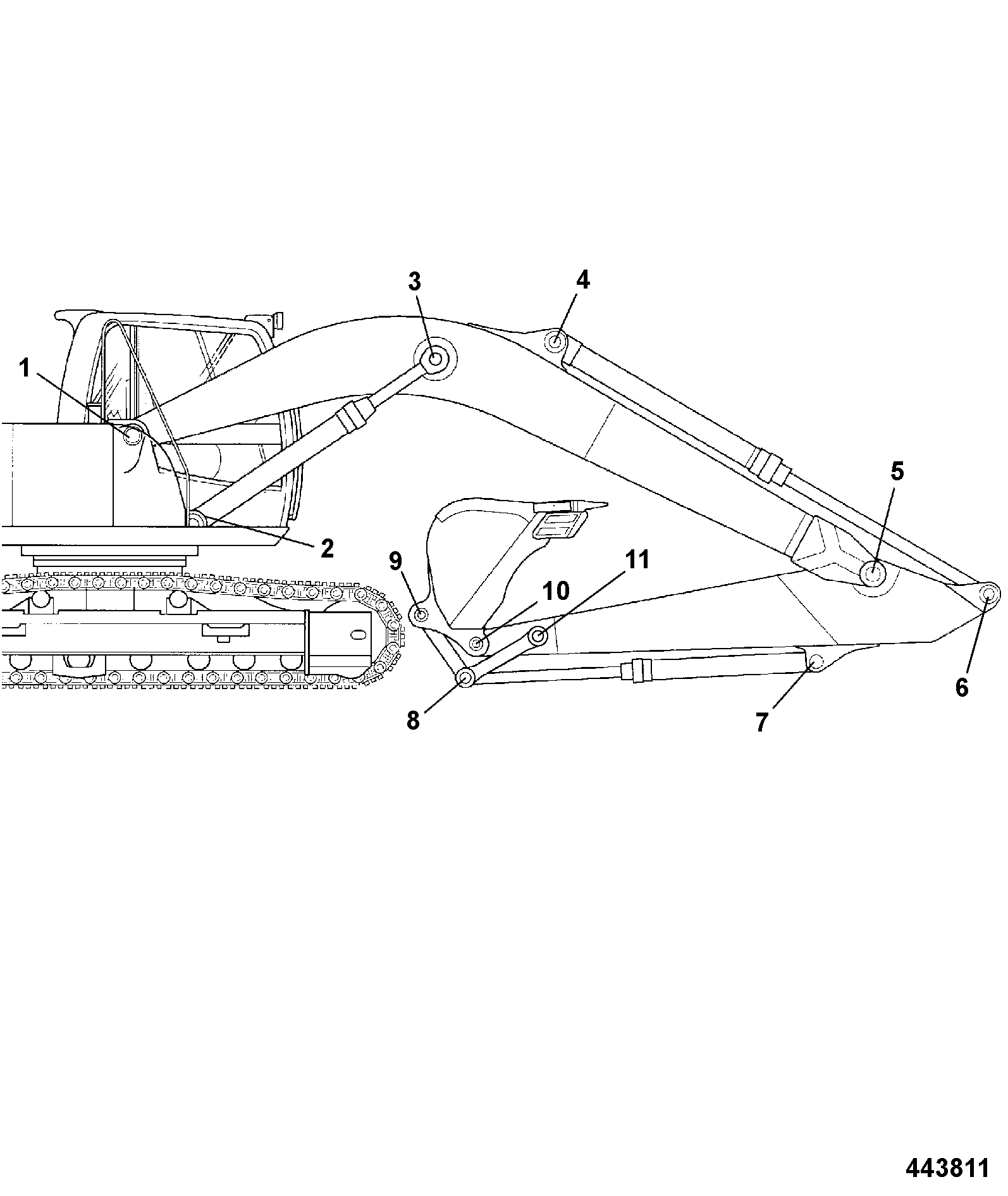 Прокладка регулировочная KLV0170 JCB