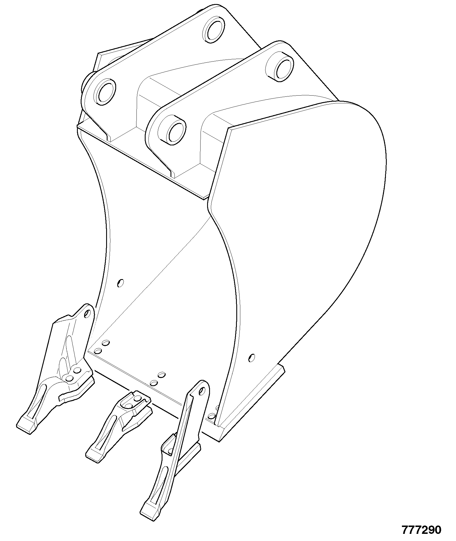 Ковш 980/89540 JCB