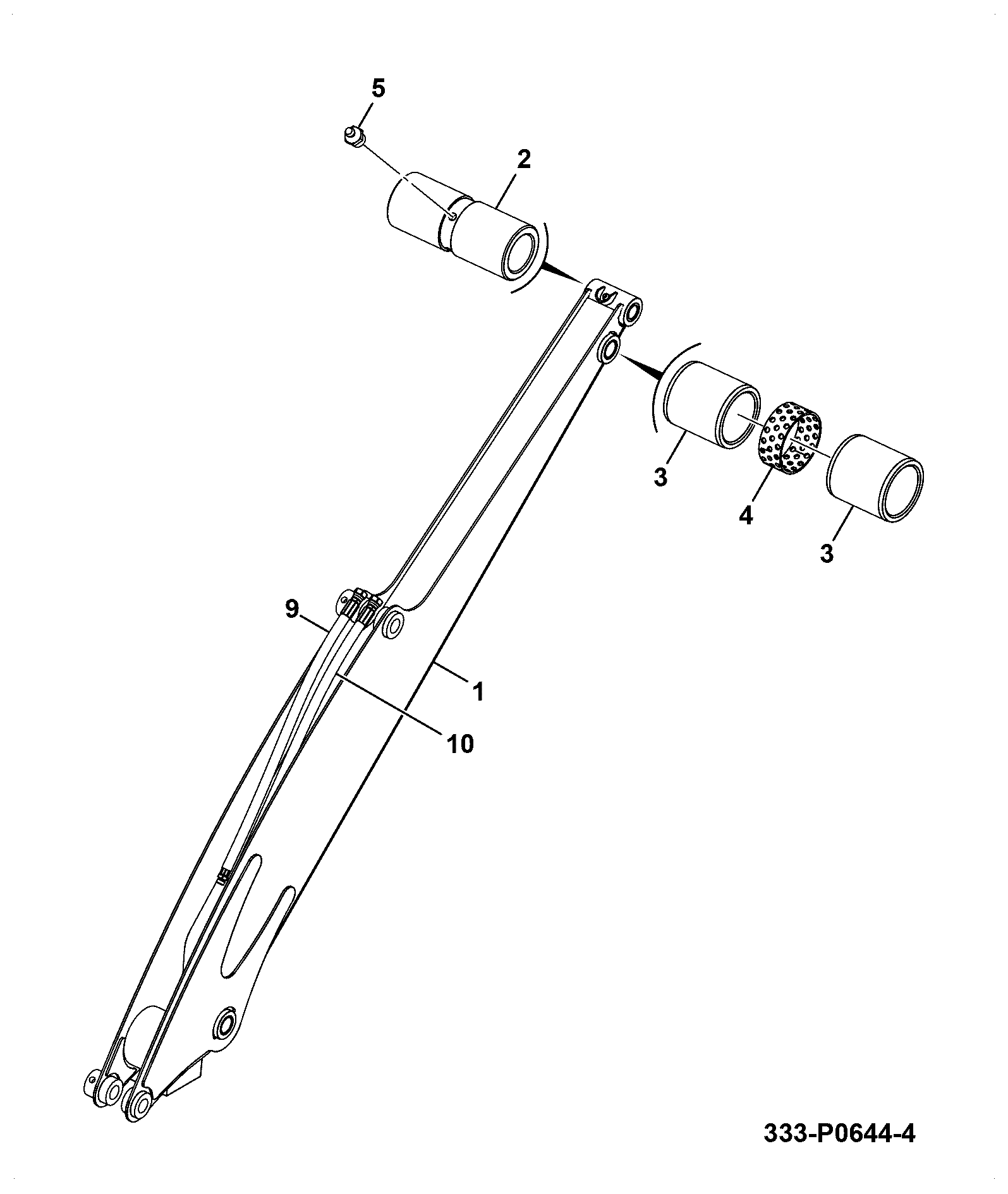 Шланг 334/R6038 JCB