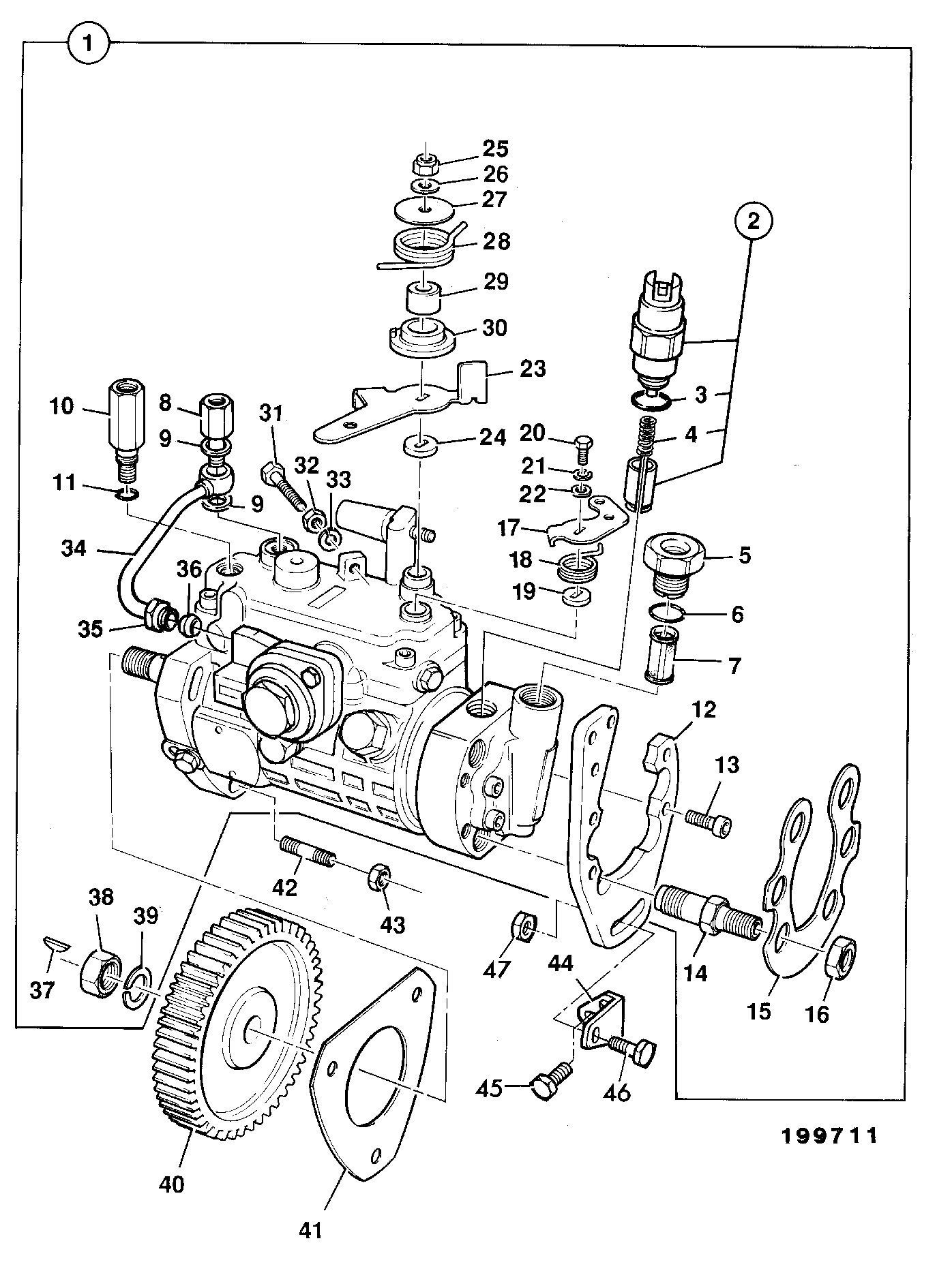 Насос 17/109500 JCB