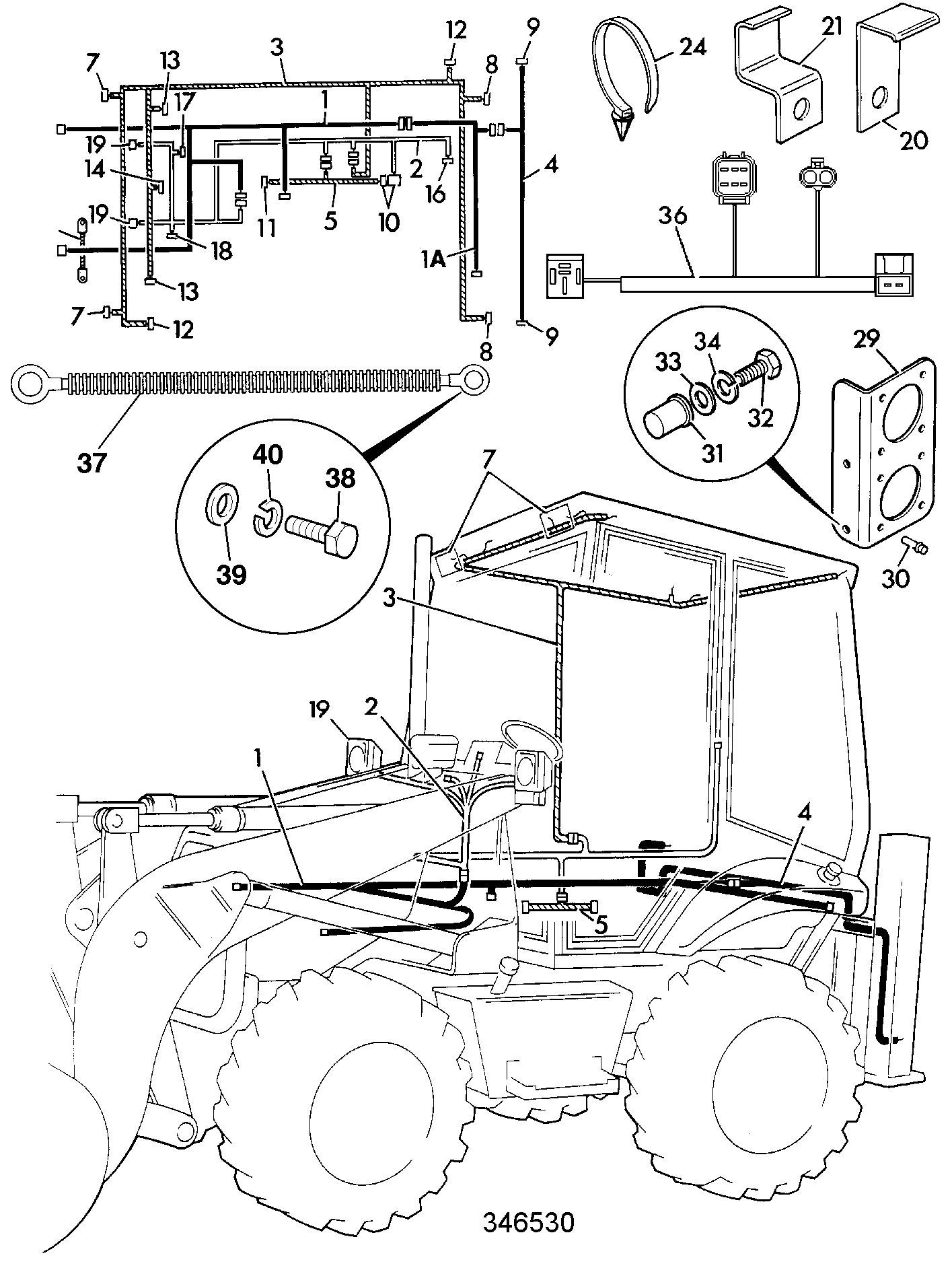 Жгут проводов 721/10445 JCB