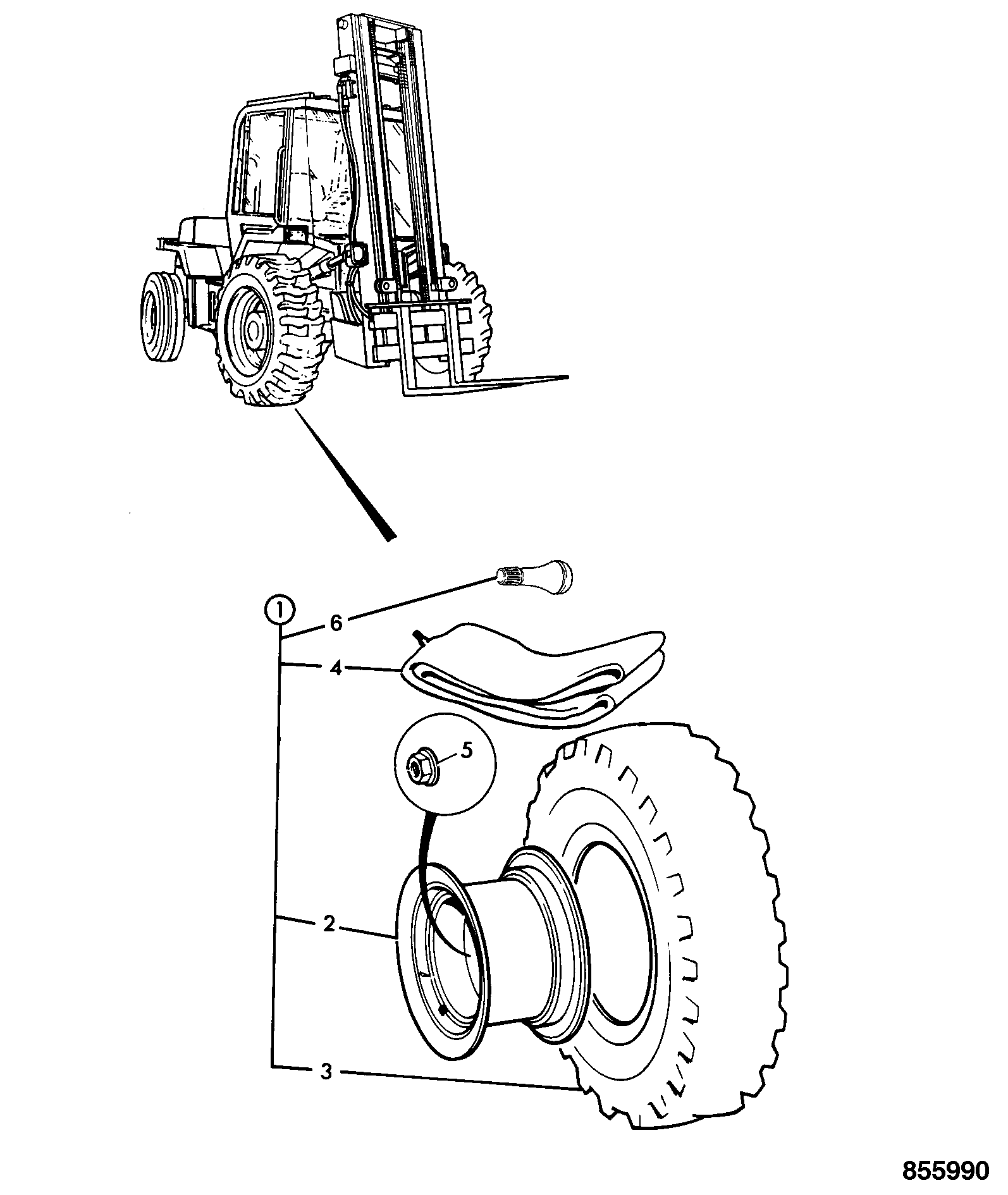 колесо 331/24606 JCB