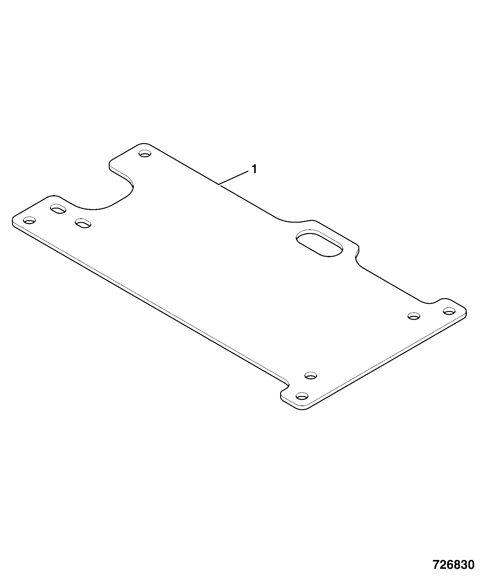 пластина 331/43577 JCB
