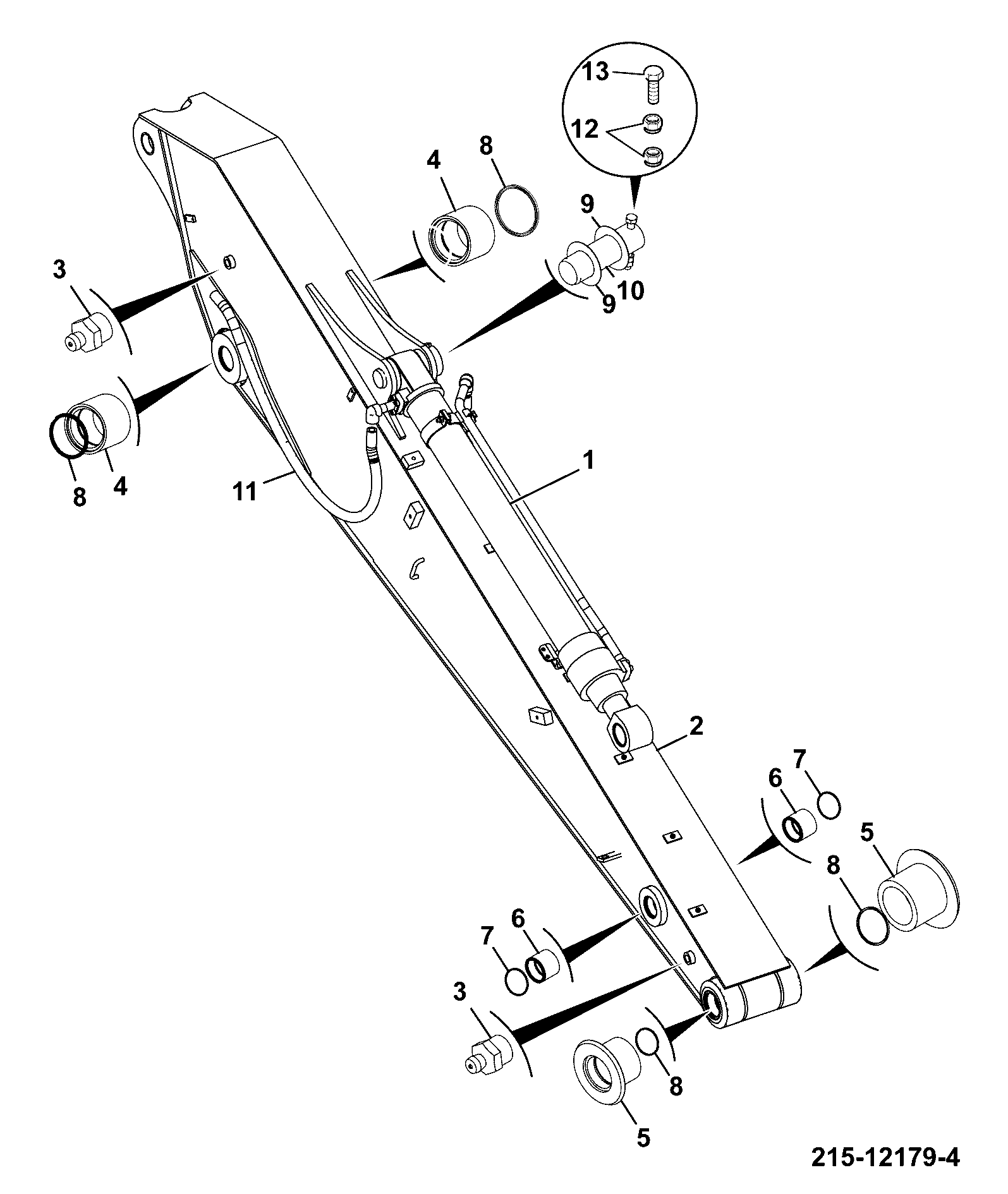 гайка 1371/0601D JCB