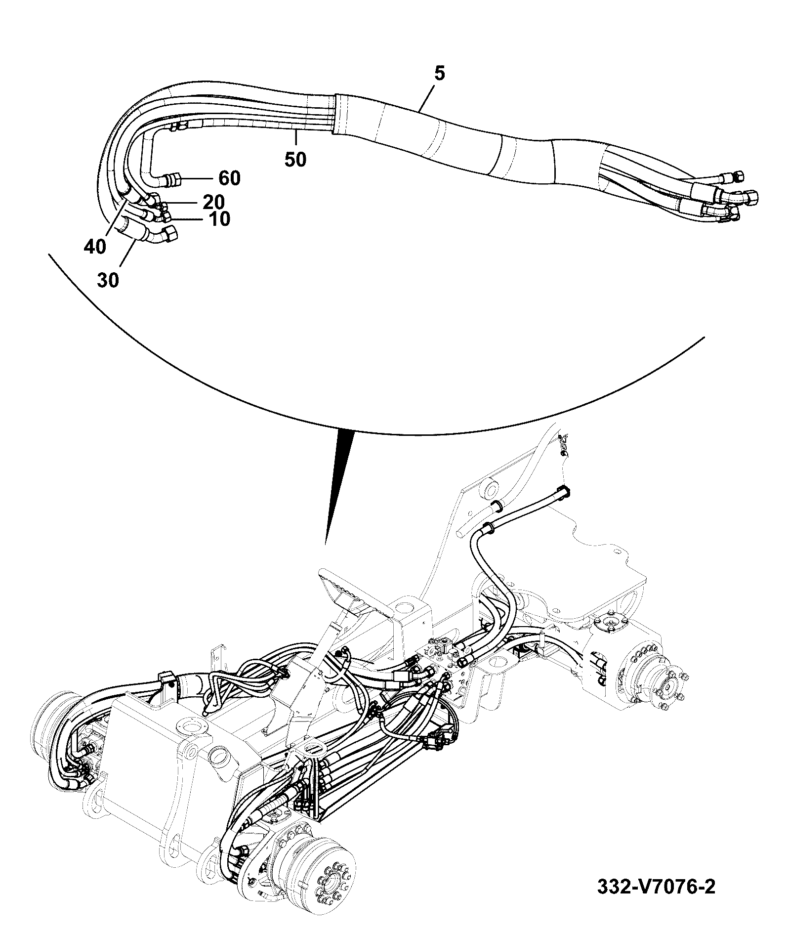 Сборка 332/V7076 JCB