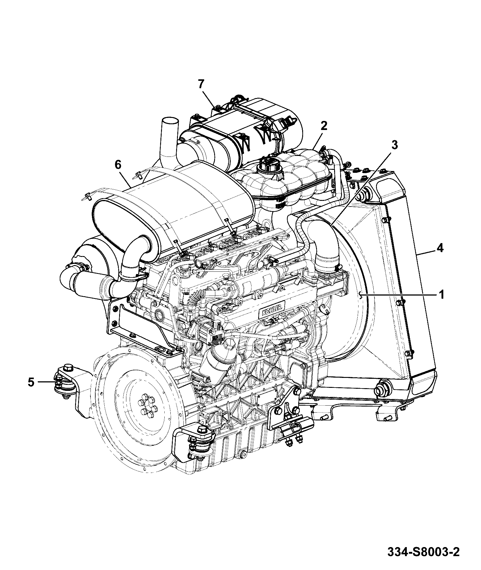 Сборка 333/U3814 JCB