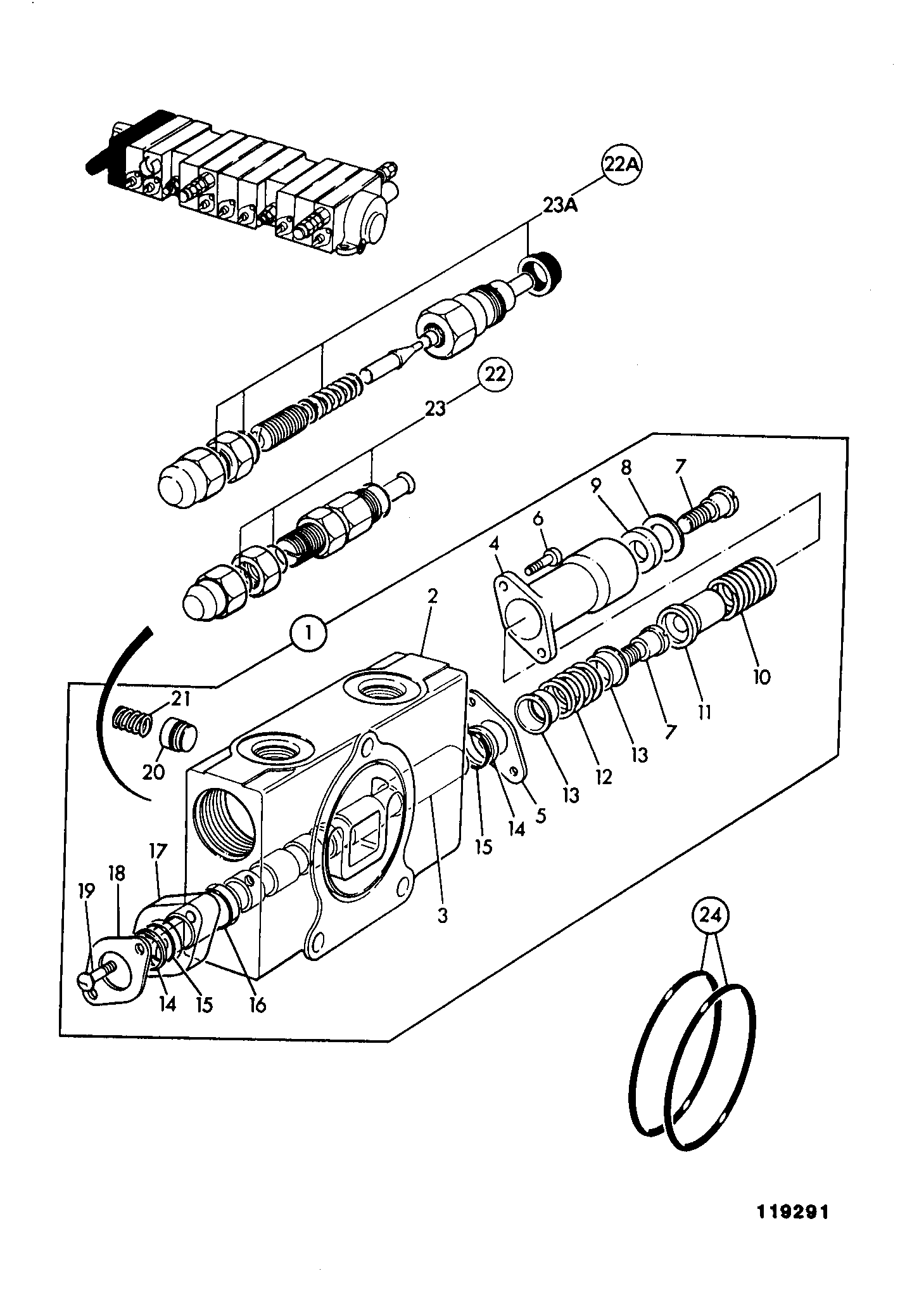 Клапан 25/607101 JCB