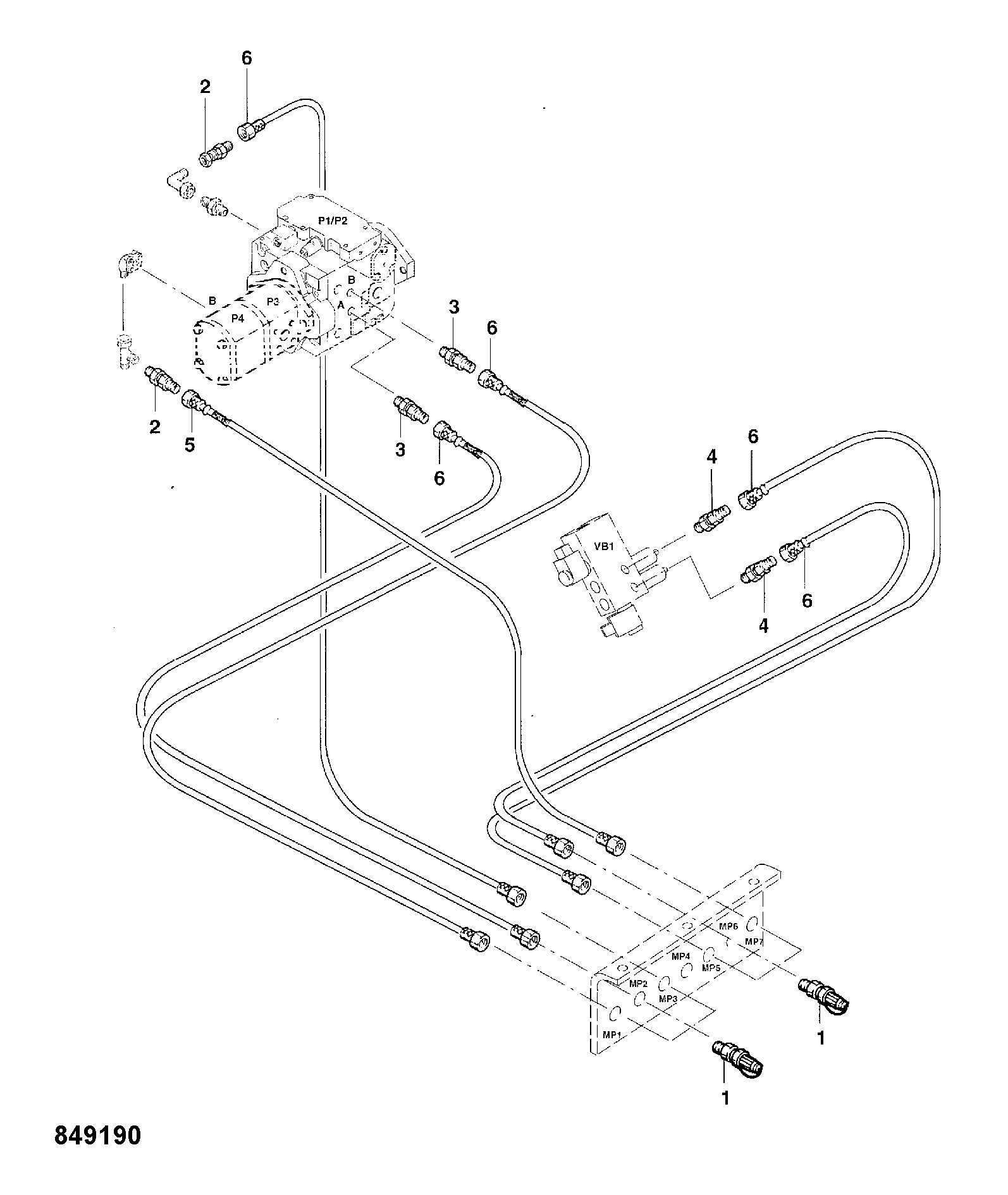 Ниппель 2528/21230 JCB